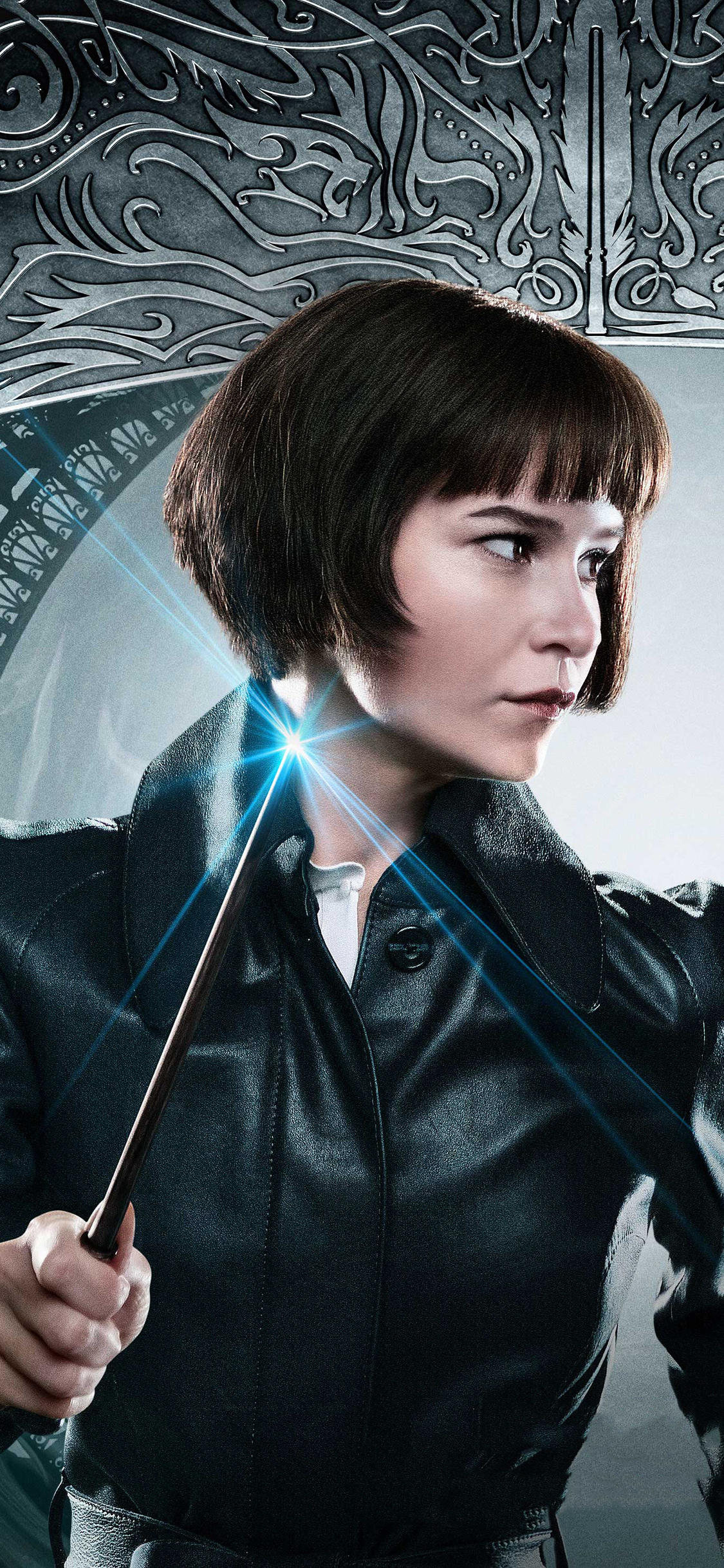 Katherine Waterston, Tina Goldstein, Crimes of Grindelwald, iPhone XS, 1130x2440 HD Phone