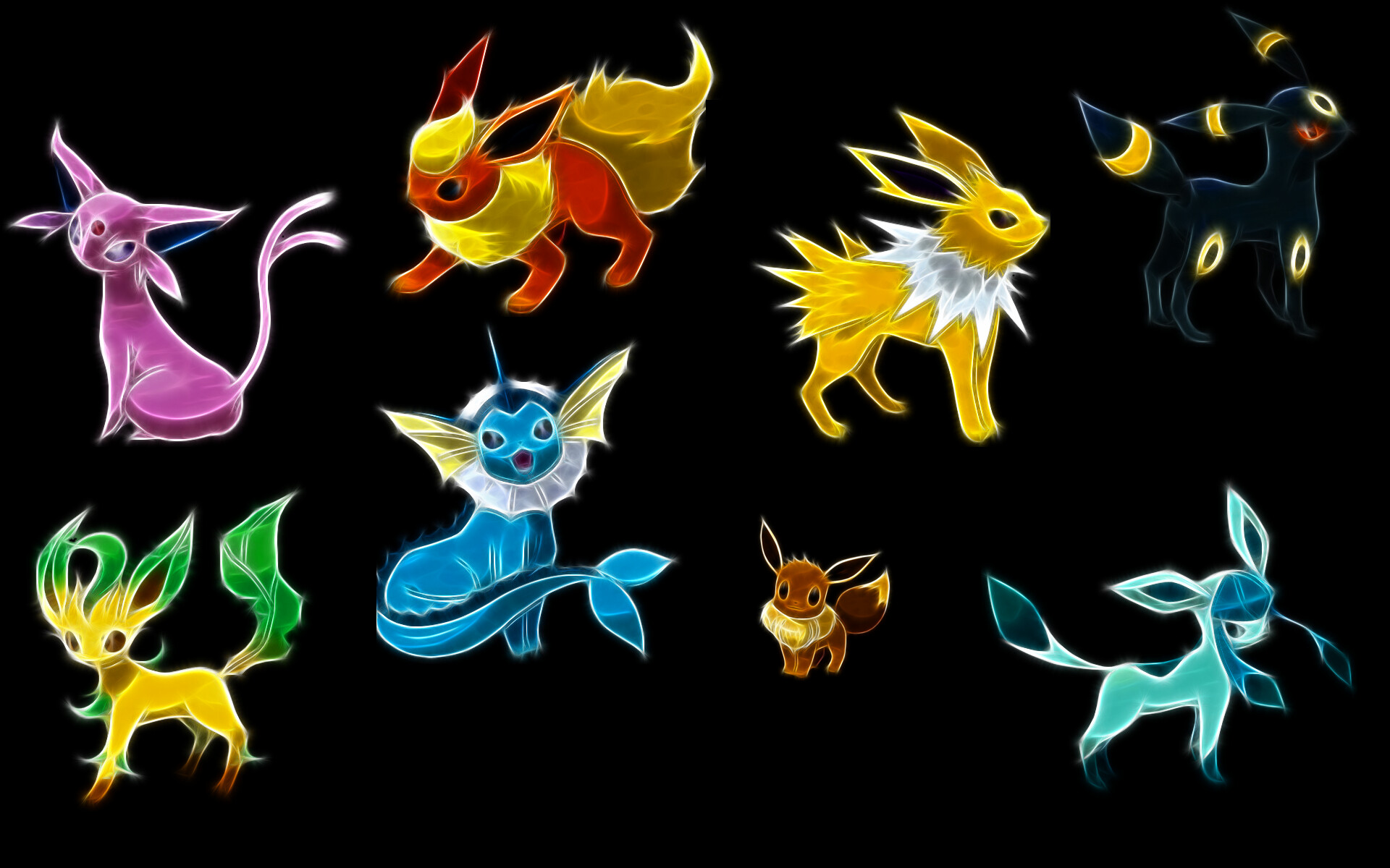 Phone wallpapers with Pokemon, Eevee-themed backgrounds, Pikachu's friends, On-the-go customization, 1920x1200 HD Desktop