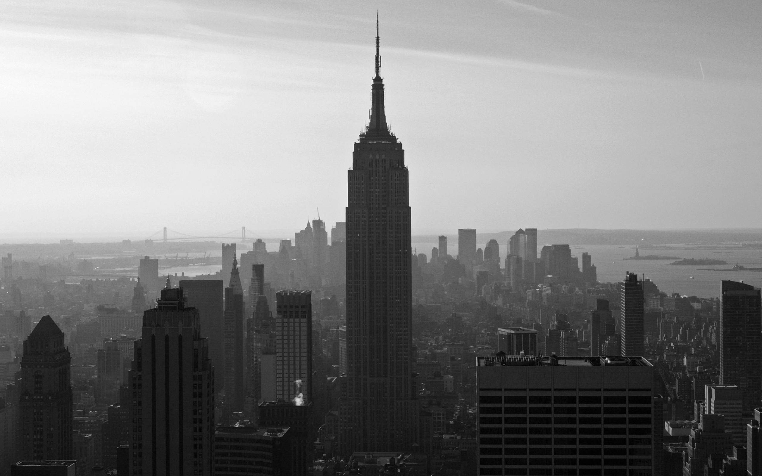 New York Black and White, Ultra HD wallpaper, High-resolution background, Stunning visuals, 2560x1600 HD Desktop