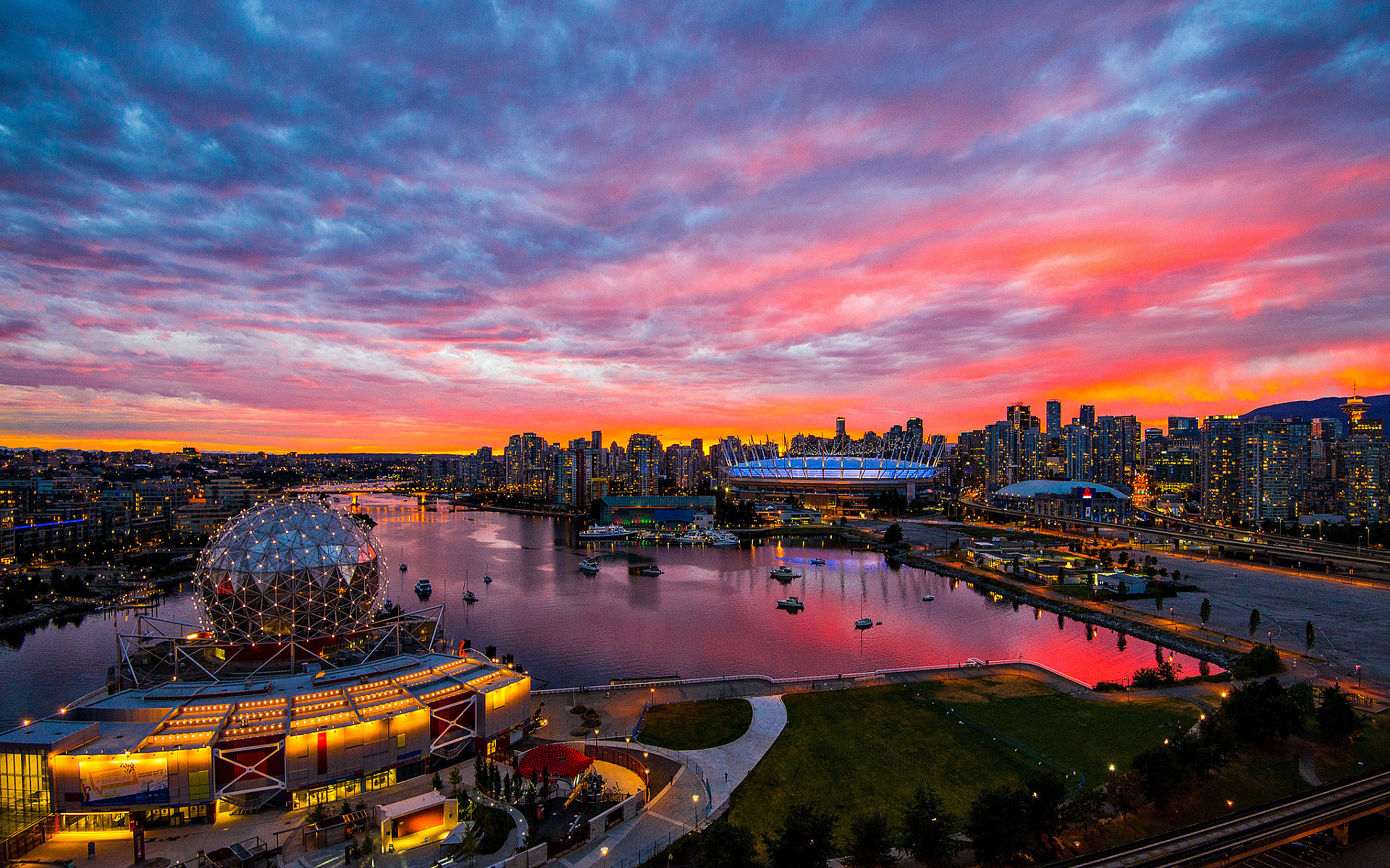 Vancouver Skyline, Travels, Canada amazing wallpaper, Vancouver, 1920x1200 HD Desktop
