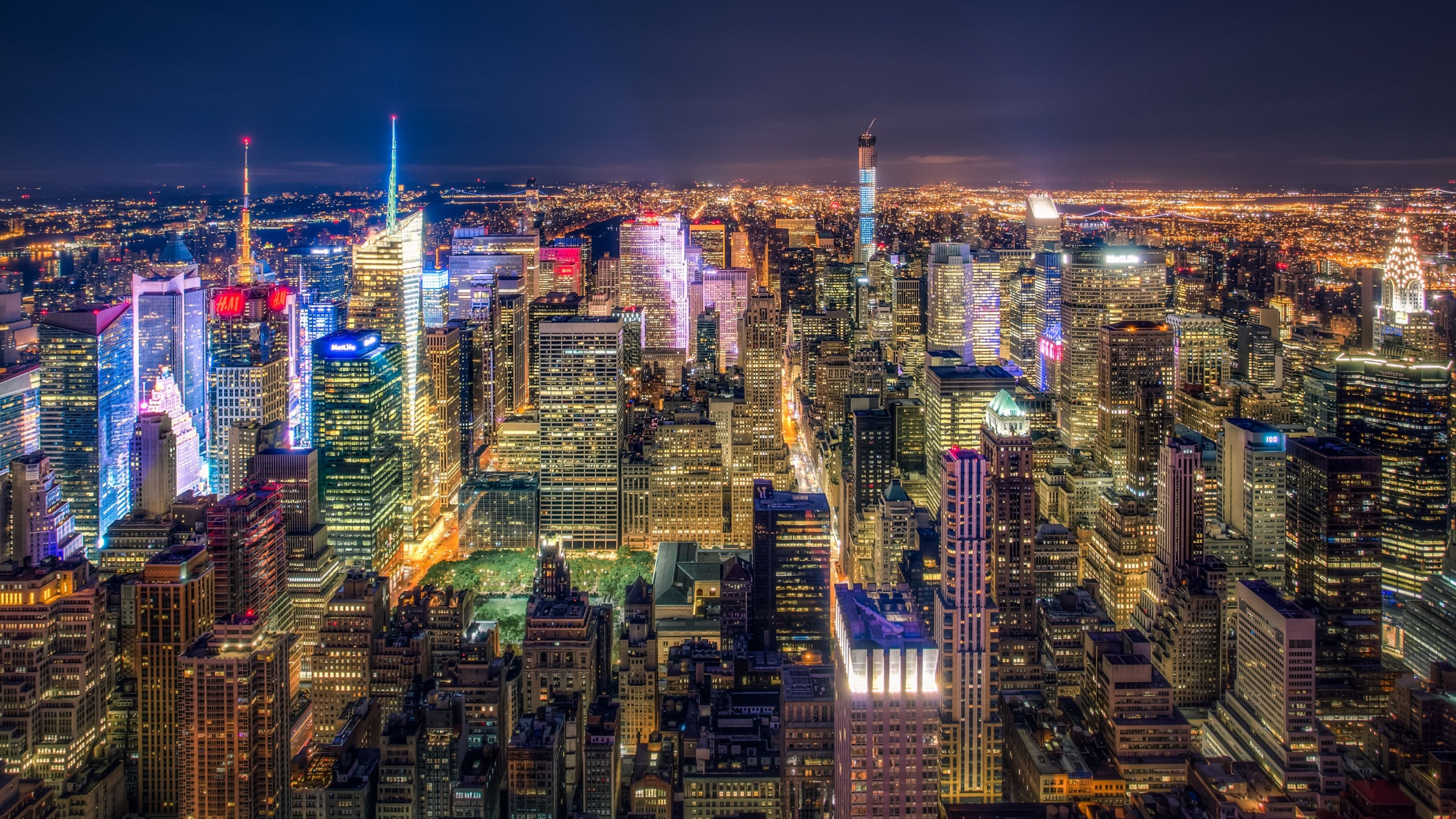 Manhattan skyline, 4K Manhattan wallpapers, Travels, 3840x2160 4K Desktop