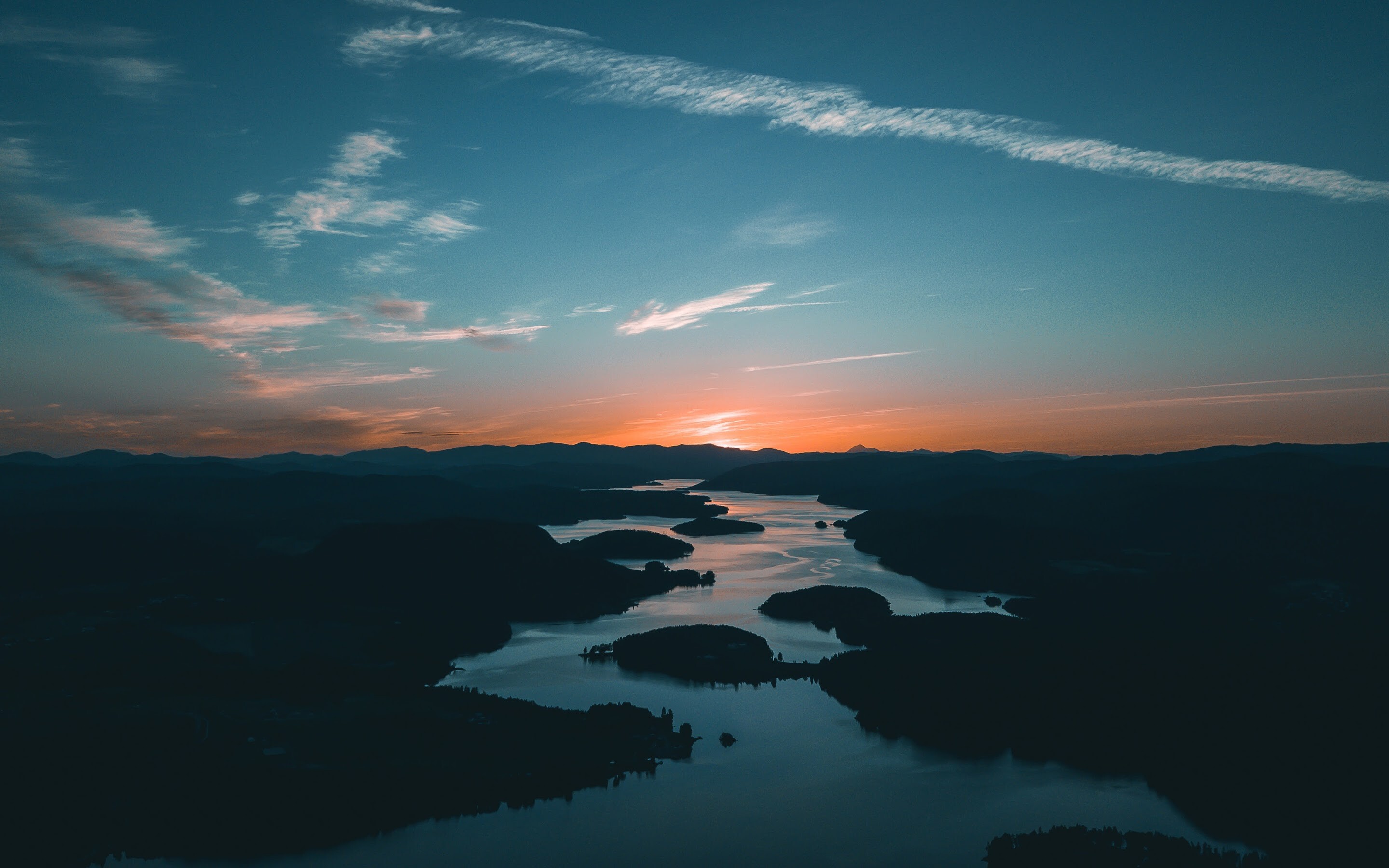 Nature, Sunrise, Horizon, Dawn, 2880x1800 HD Desktop