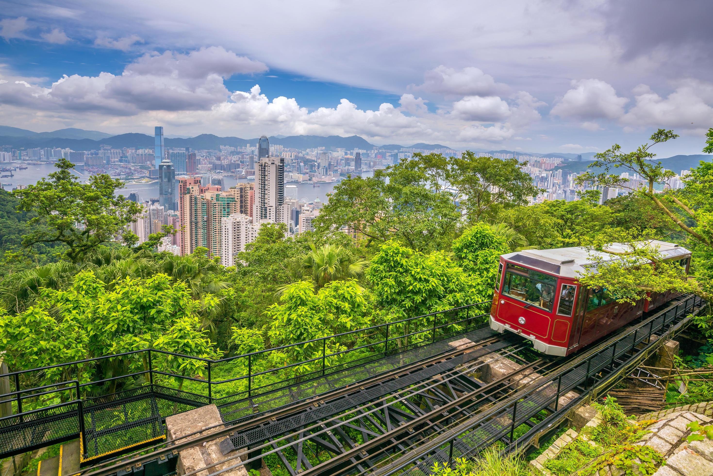 Victoria Peak, Hong Kong skyline, 2940x1960 HD Desktop