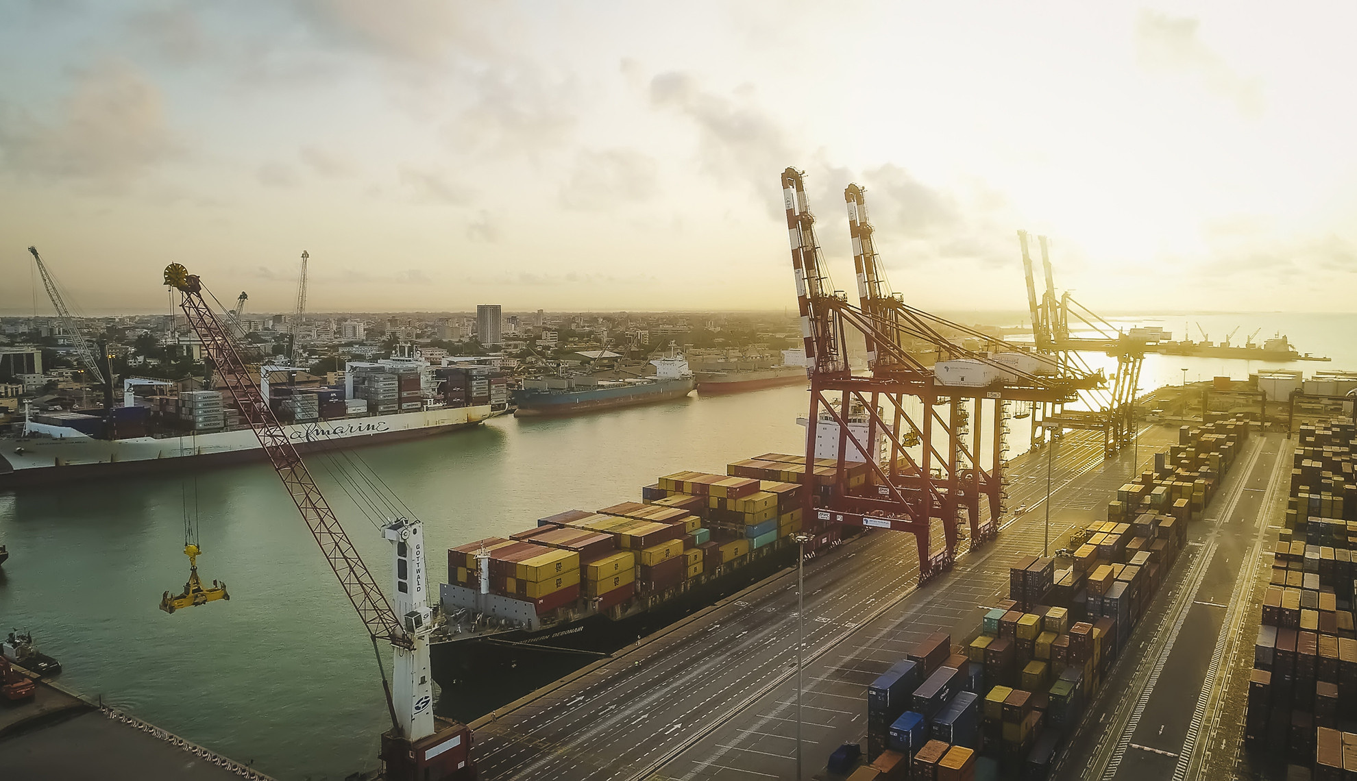 Port Authority, Cotonou, Africa Outlook Magazine, 1980x1140 HD Desktop