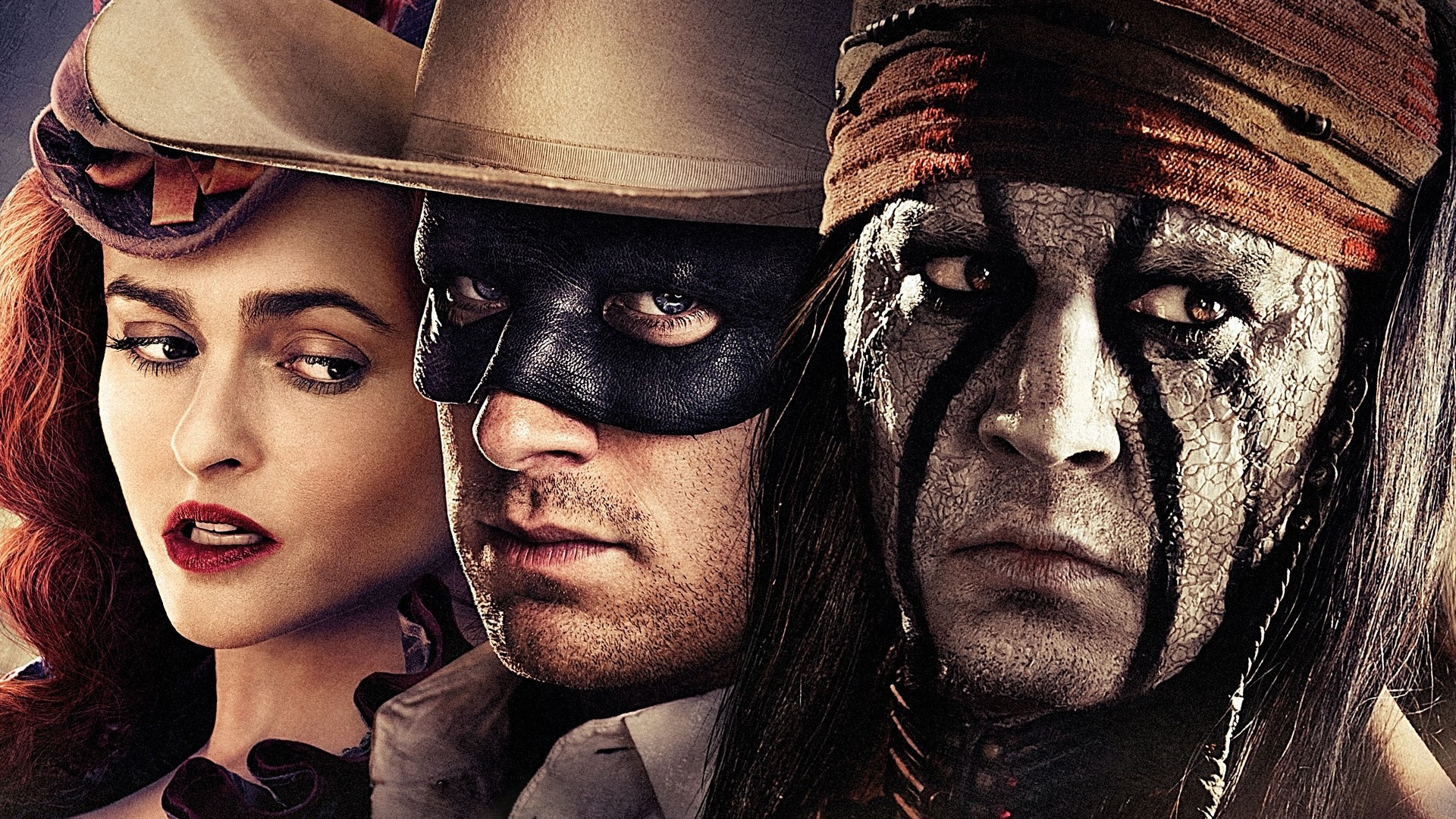 The Lone Ranger, Wild west adventure, Gun-slinging hero, Iconic masked figure, 1920x1080 Full HD Desktop