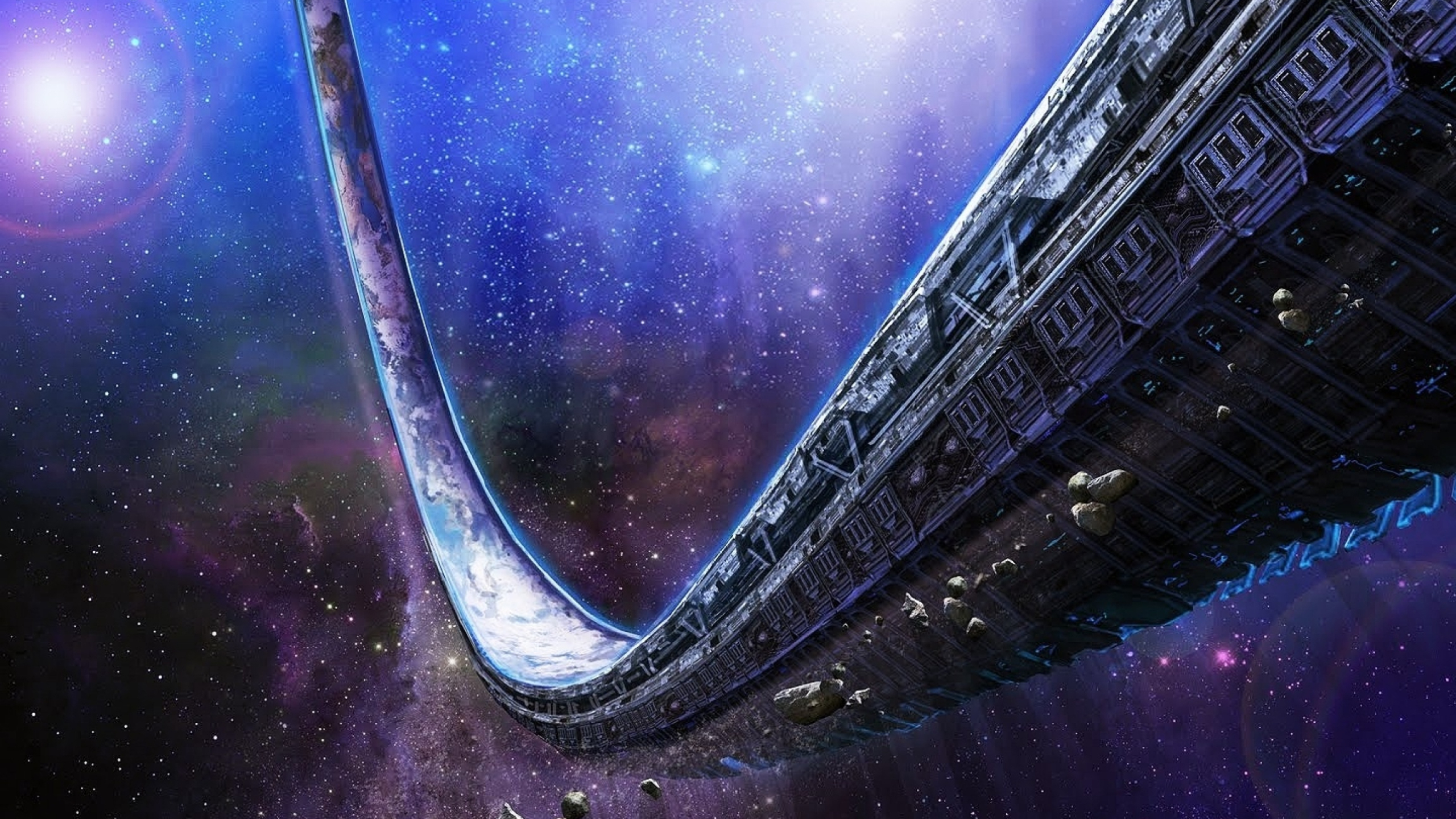 Installation 04, Halo Ring Wallpaper, 2560x1440 HD Desktop