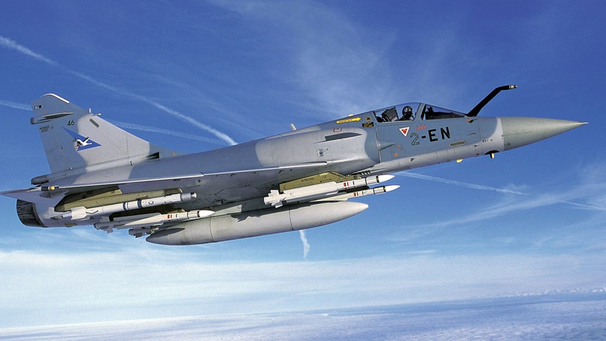 Dassault Aviation, Mirage 2000, Fighter jets, Fighter planes, 2050x1160 HD Desktop