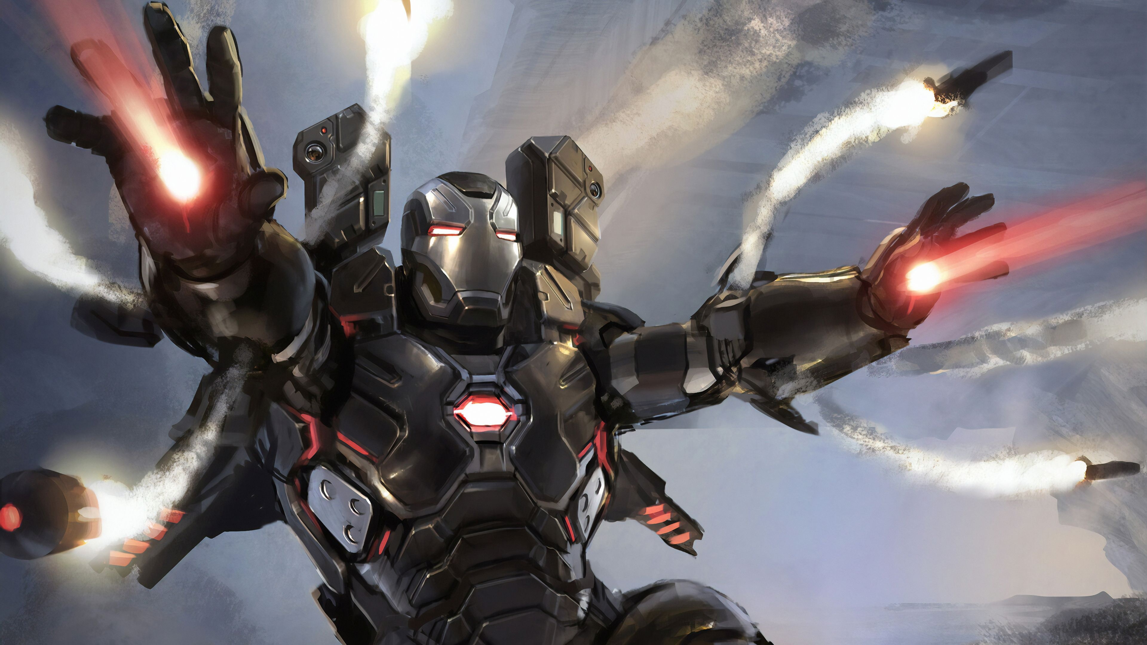 War Machine, Art wallpapers, High-resolution artwork, Machine aesthetic, 3840x2160 4K Desktop
