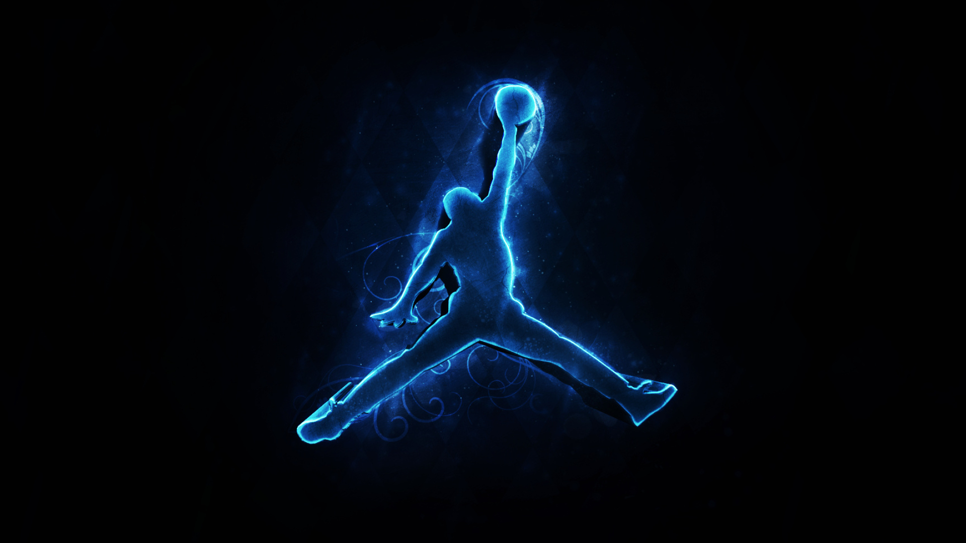 Neon, Jumpman Logo Wallpaper, 1920x1080 Full HD Desktop