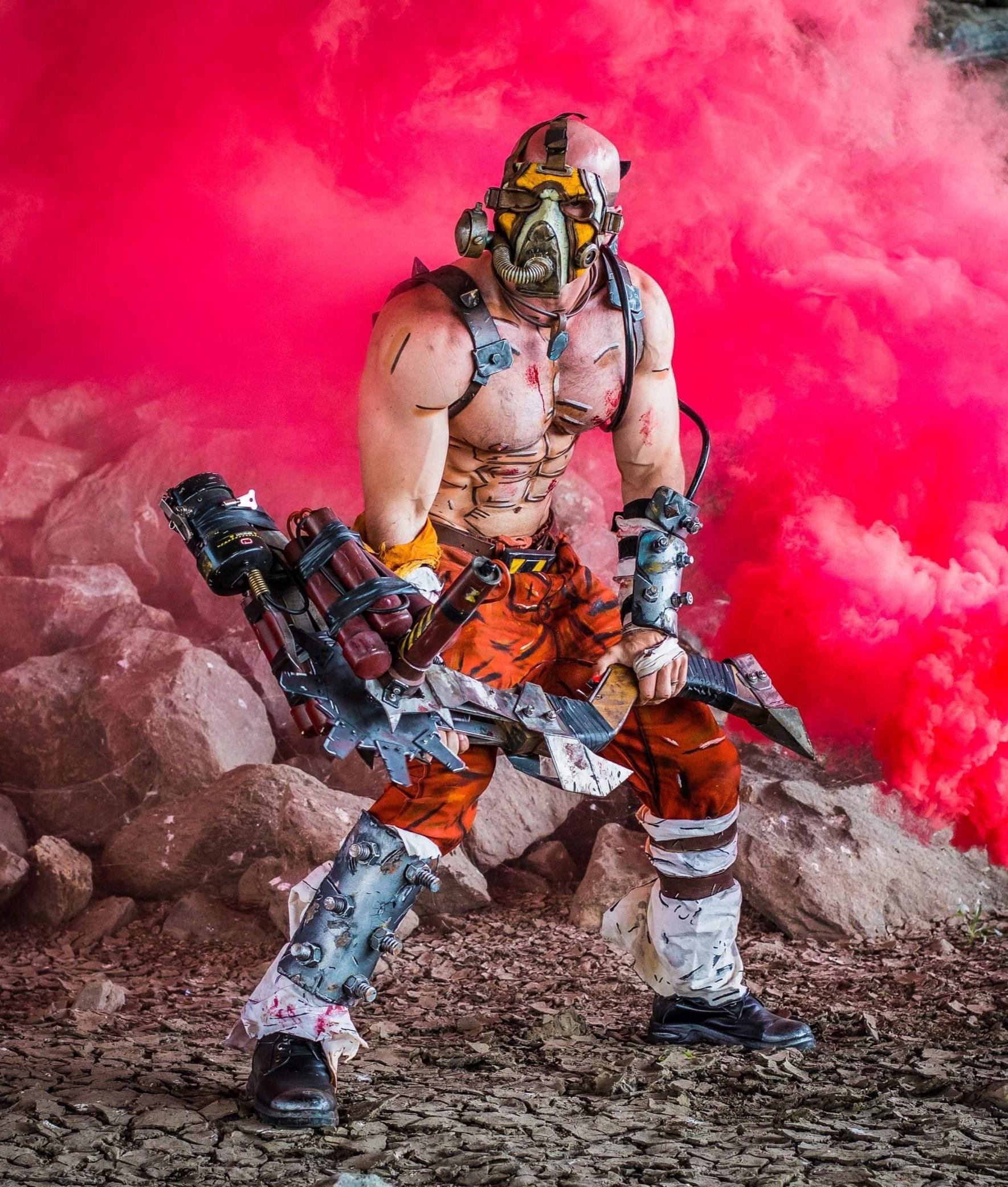 Krieg DLC cosplay, Borderlands 3 celebration, 1770x2090 HD Phone