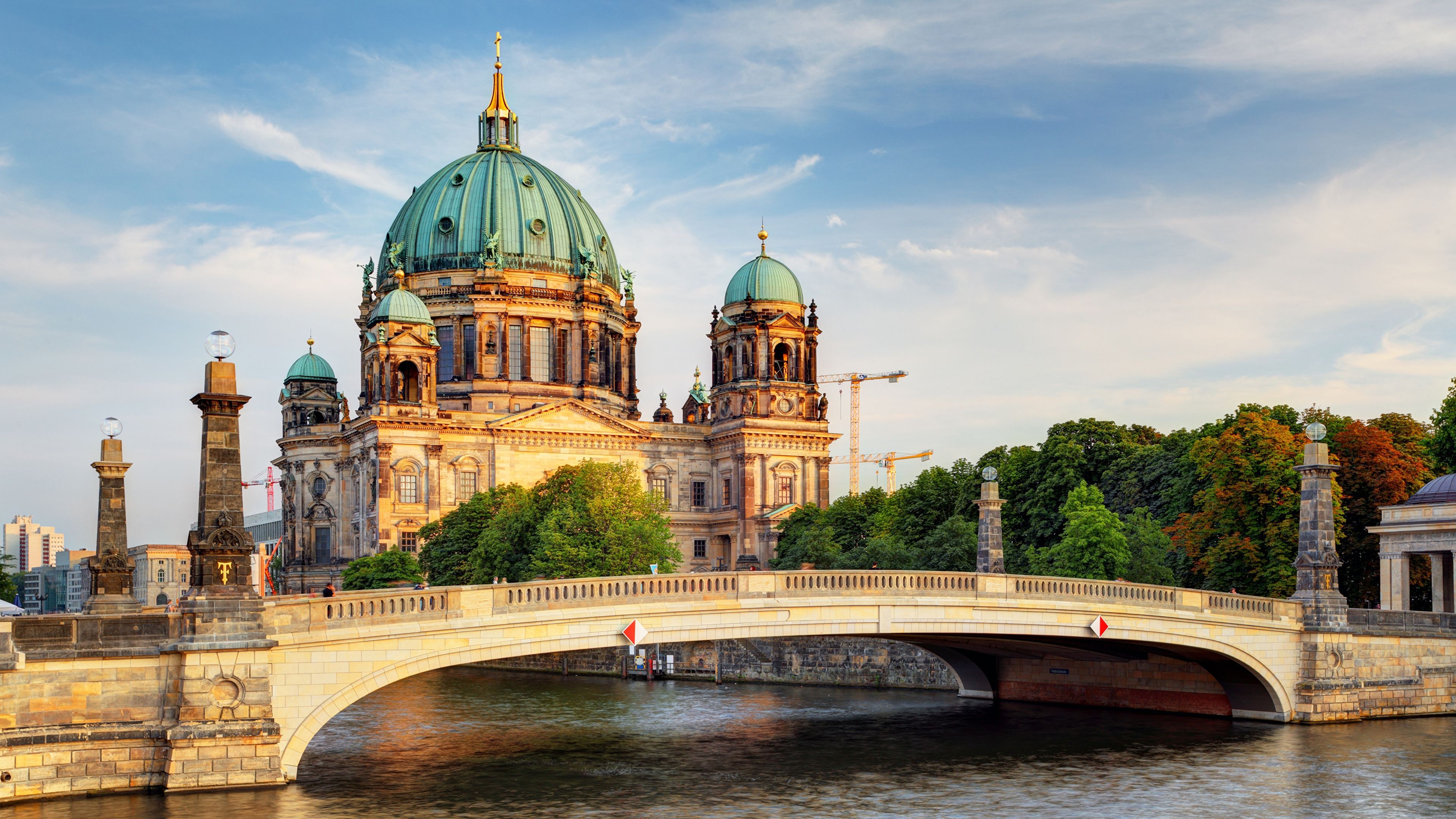 Berlin dome, German architecture, 3840x2160 4K Desktop