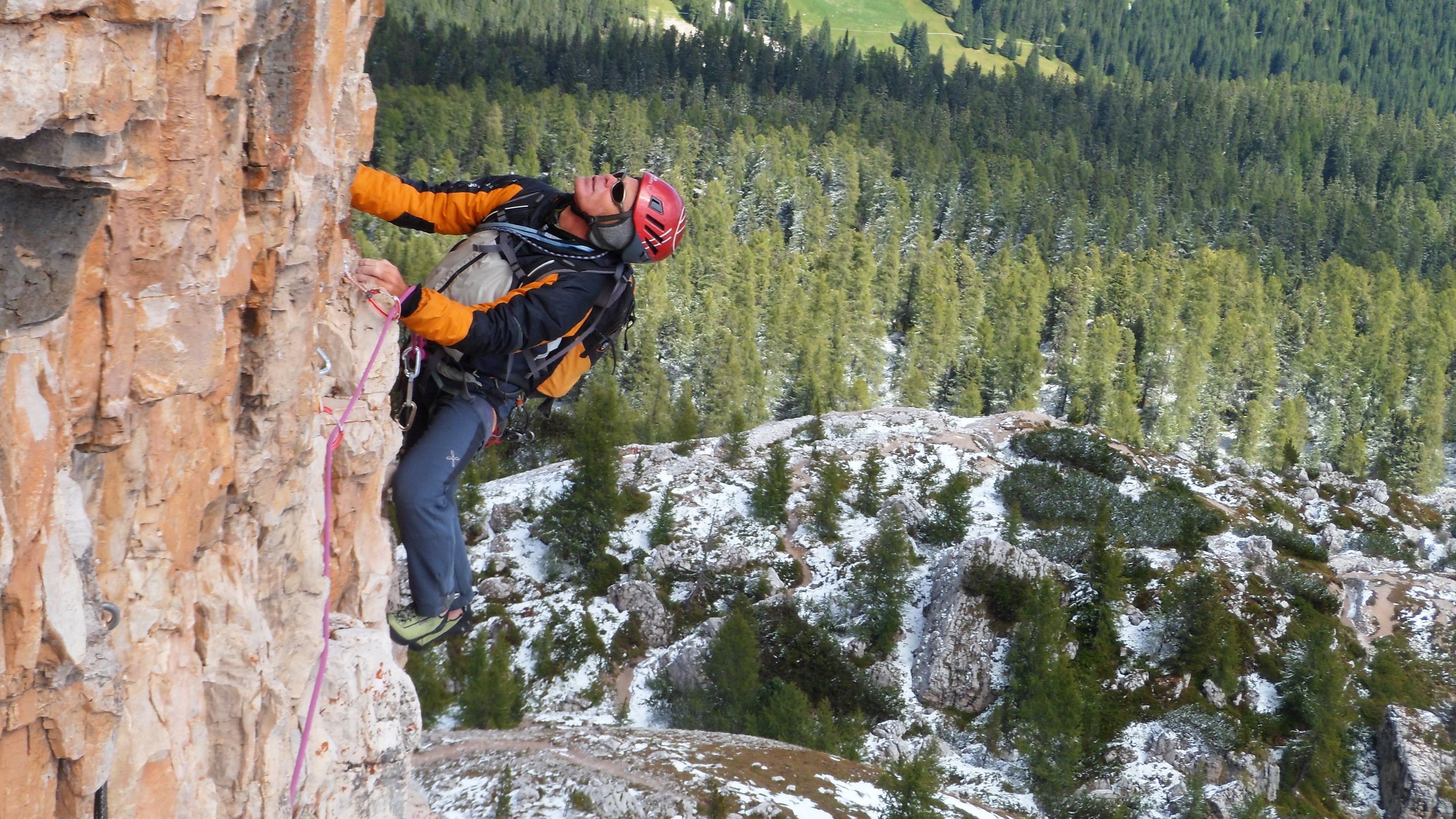 Cortina d'Ampezzo, Rock Climbing Wallpaper, 3840x2160 4K Desktop