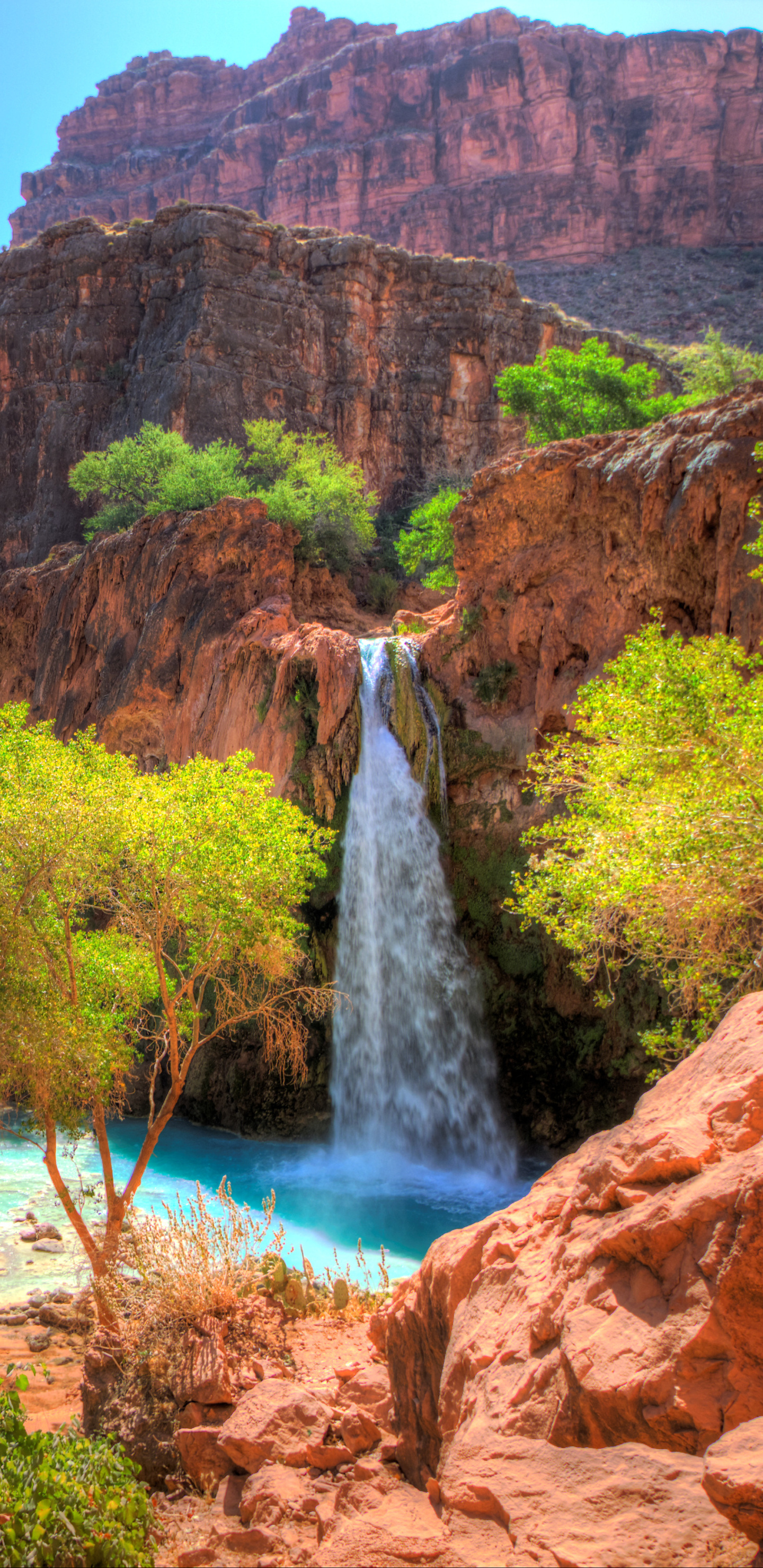 Waterfall, Landscapes Wallpaper, 1440x2960 HD Phone