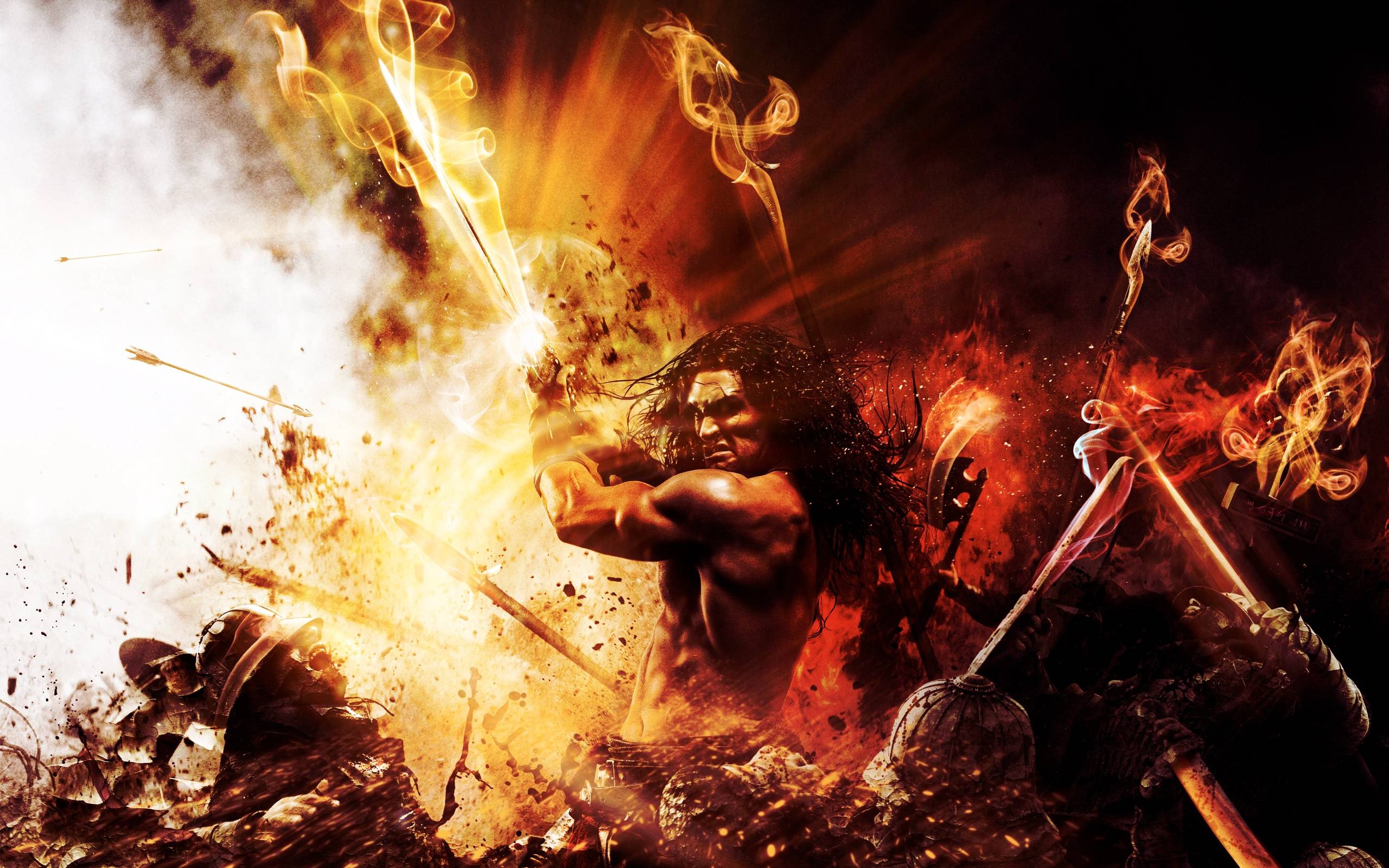Conan the Barbarian movie, Wallpapers, Jason Momoa, Age of Conan, 2560x1600 HD Desktop