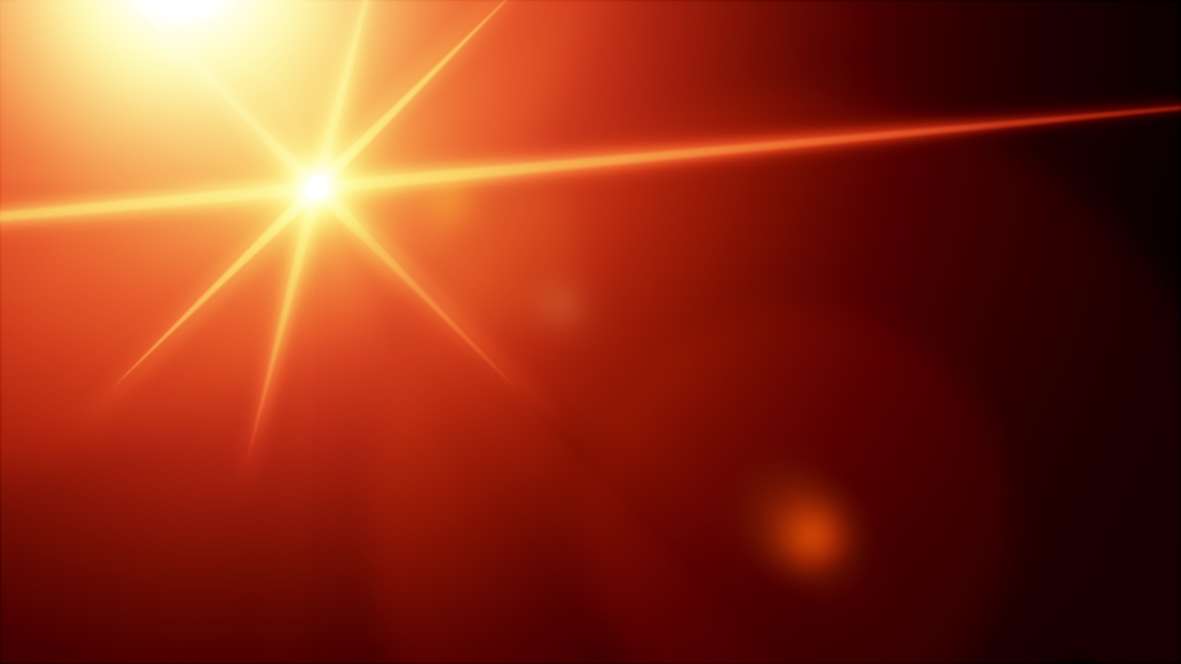 Abstract Optical, Vintage Lens Flare, Burst, Black Background, 3840x2160 4K Desktop