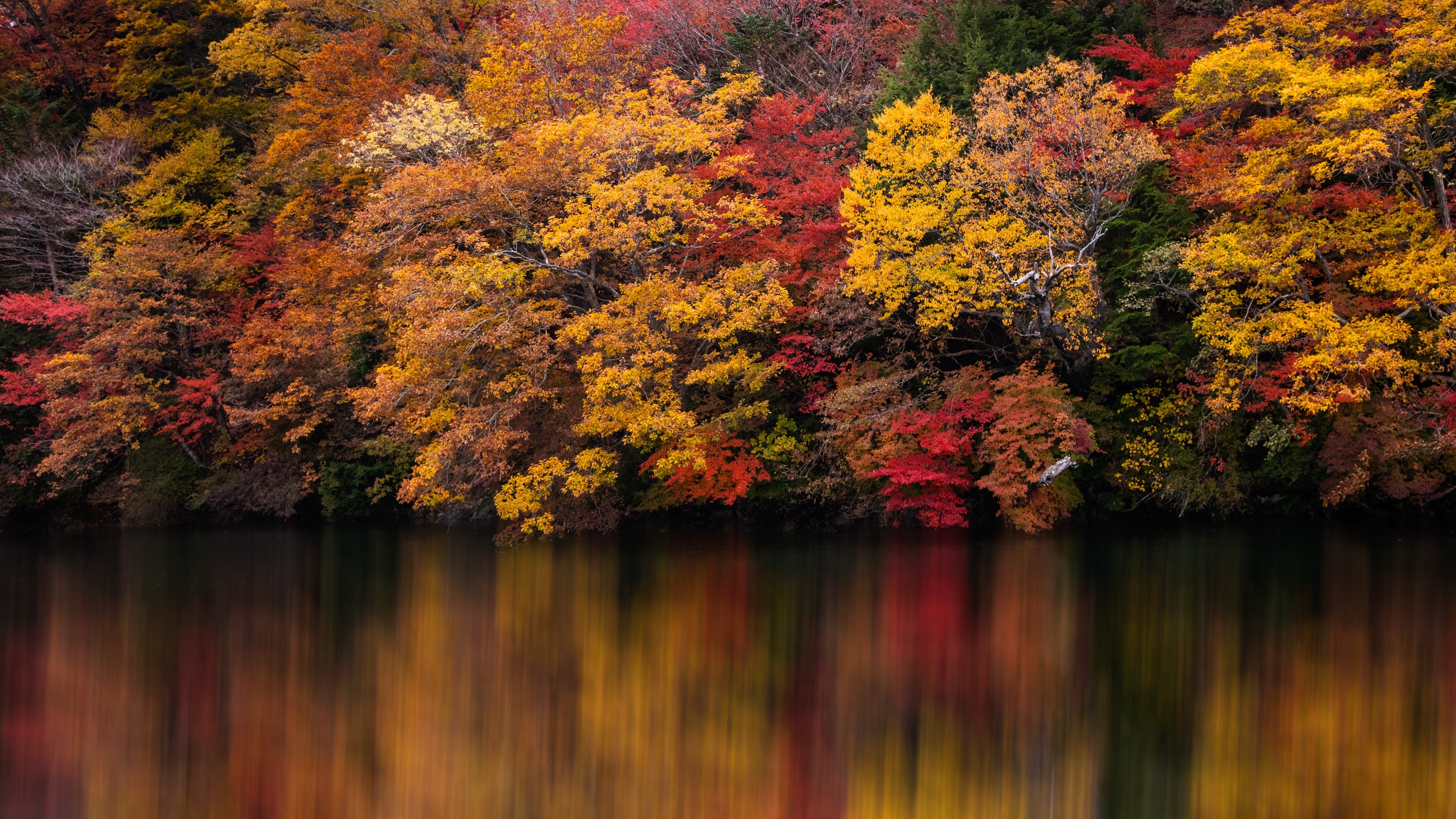 Reflection, Fall Wallpaper, 3840x2160 4K Desktop