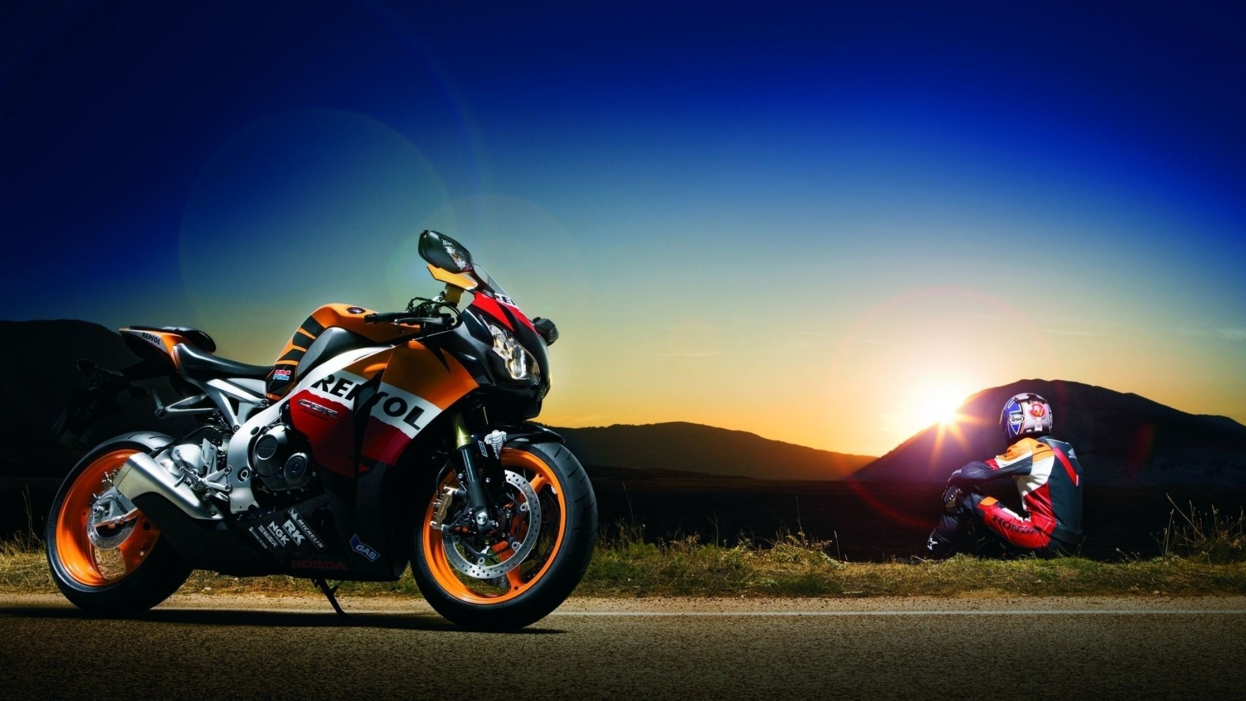 Honda Fireblade, Sports Bikes Wallpaper, 2560x1440 HD Desktop