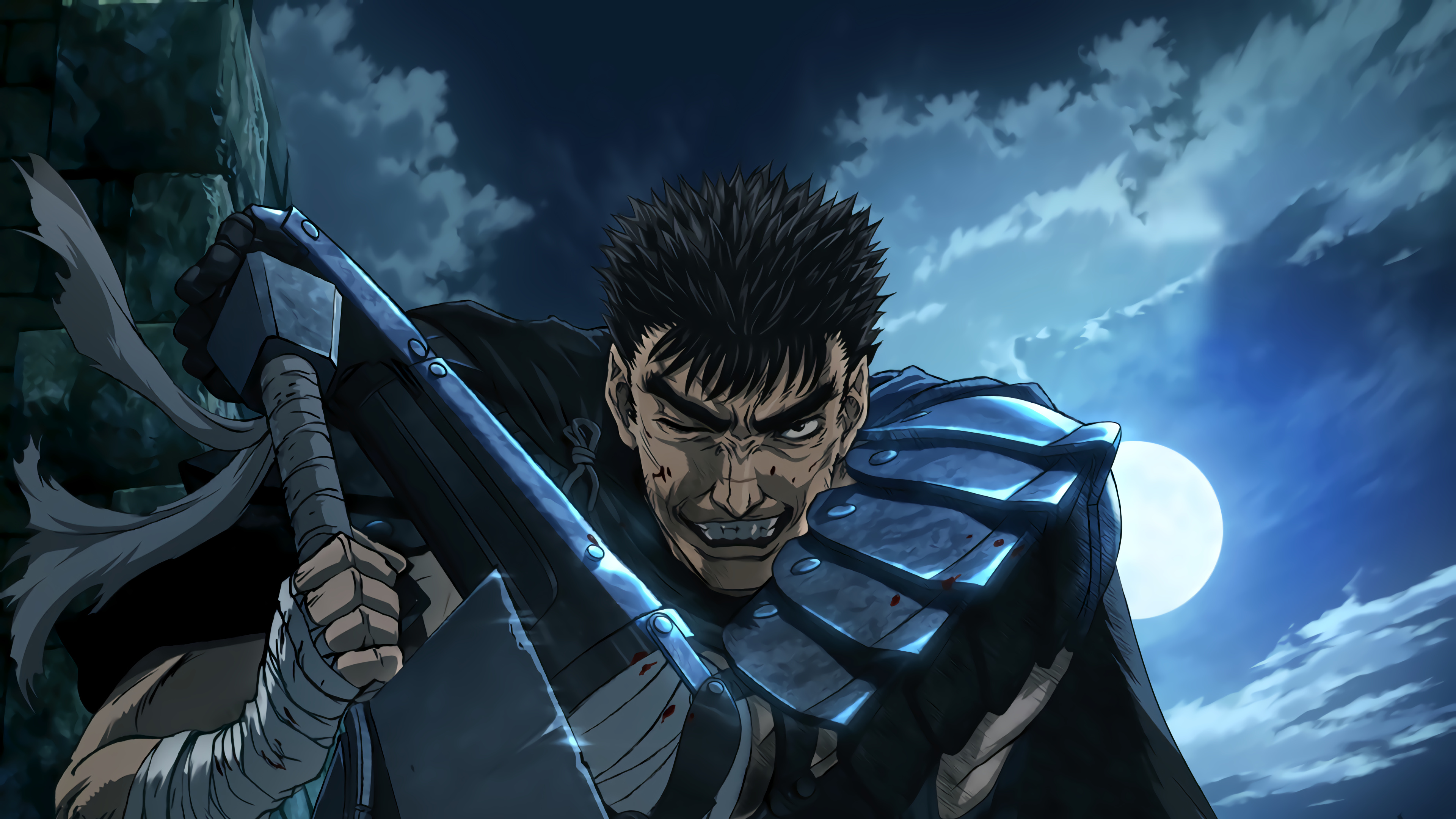 Berserk, Guts wallpapers, Background images, High-definition art, 3840x2160 4K Desktop