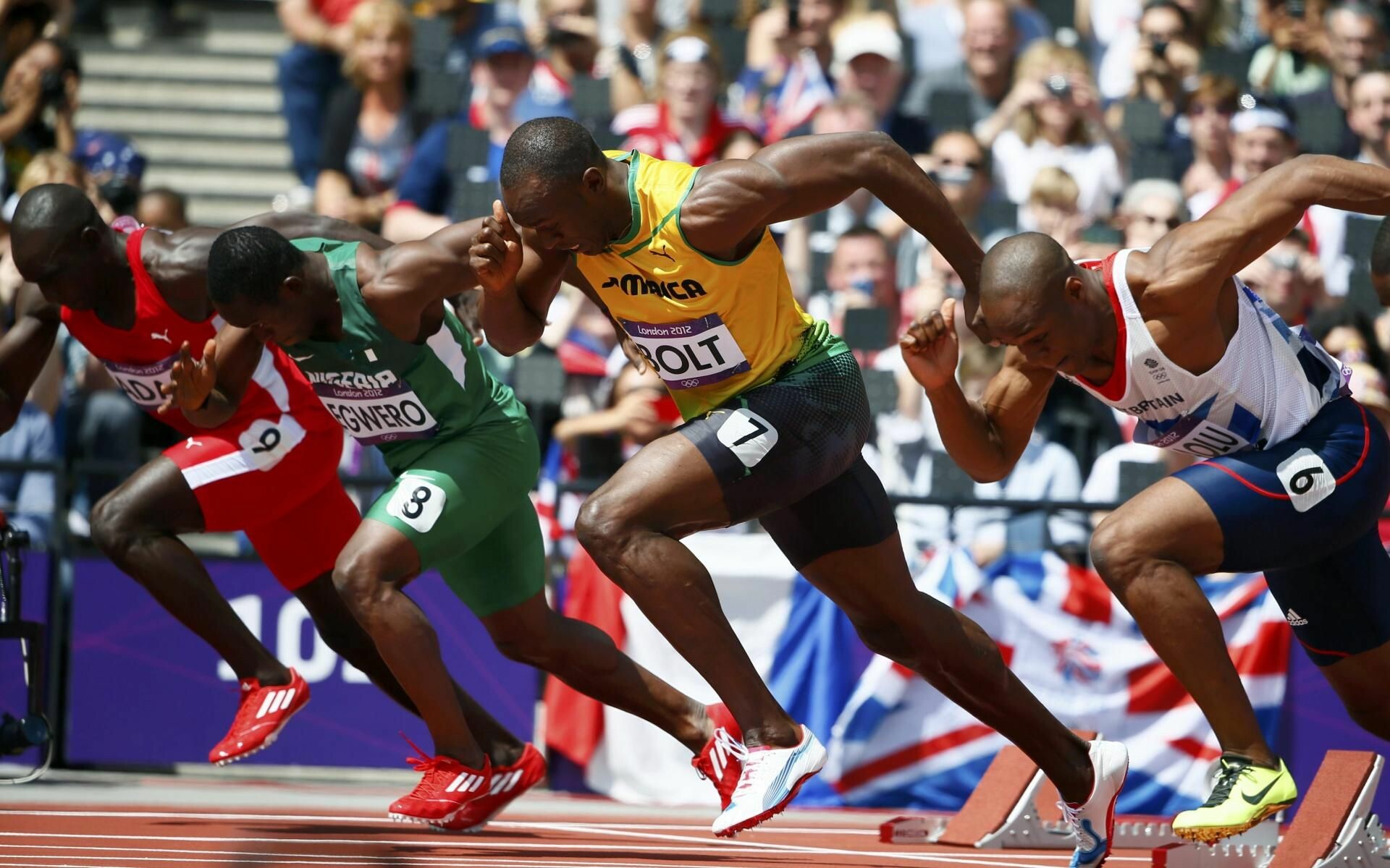 Usain Bolt, 100 m running, Sports performance training, Olympics, 1920x1200 HD Desktop