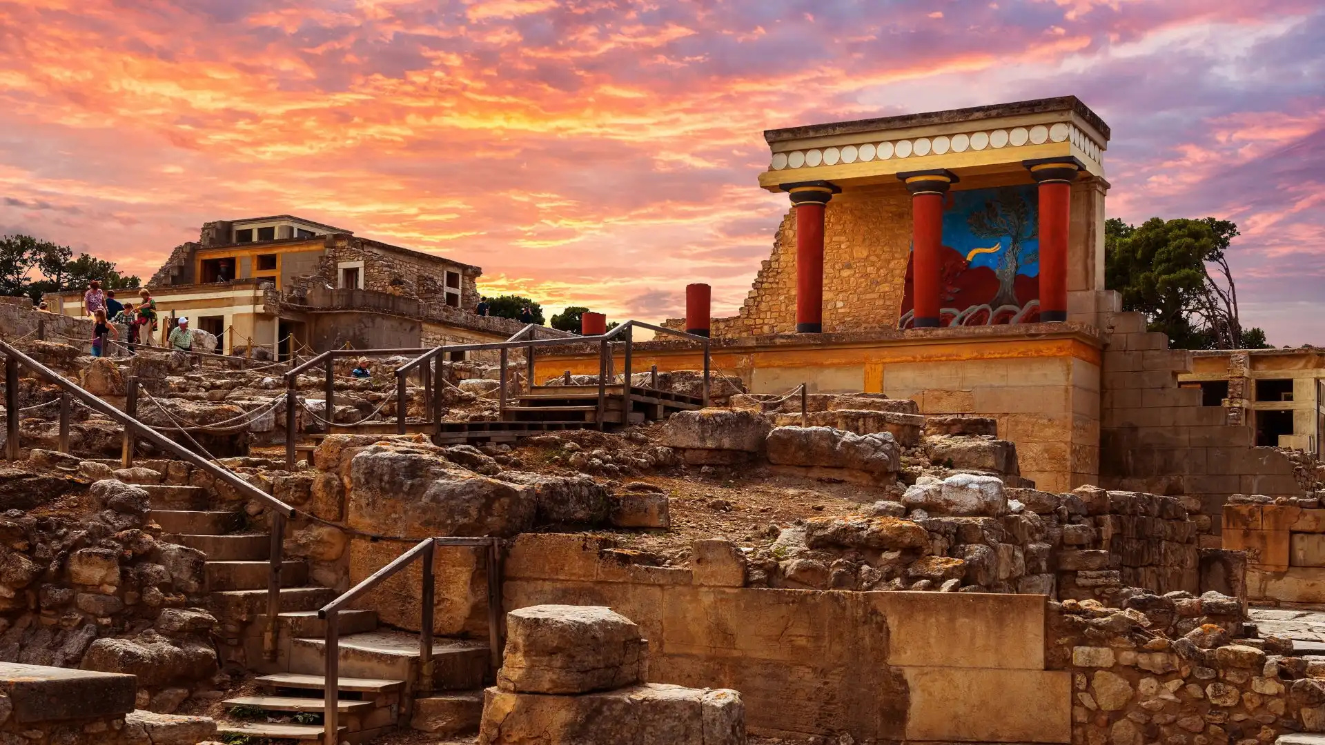 Knossos Palace, Island exploration, Greek adventure, Historical fascination, 1920x1080 Full HD Desktop