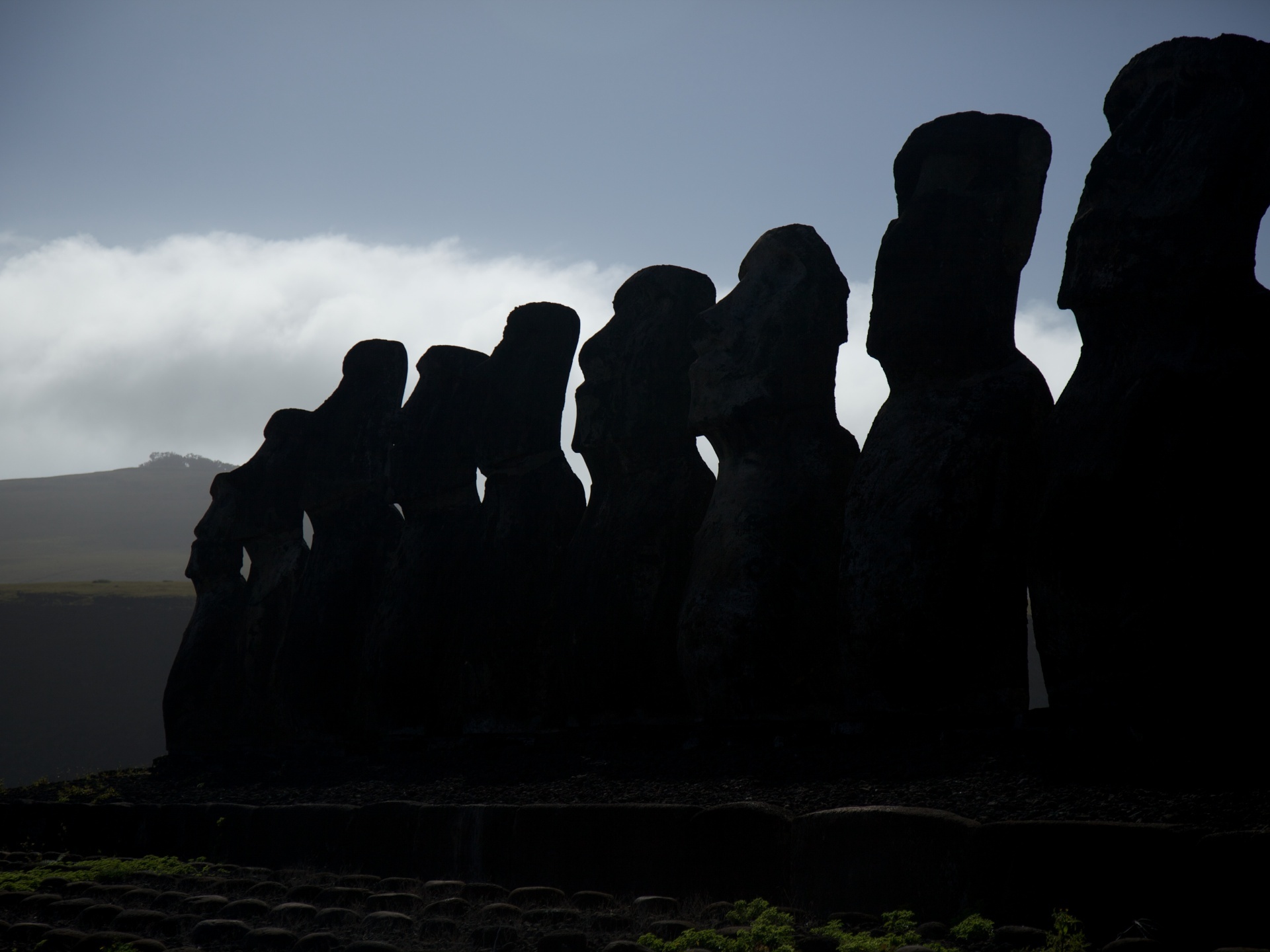 High-definition Easter Island images, Captivating island scenery, Moai marvels, Nature photography, 1920x1440 HD Desktop