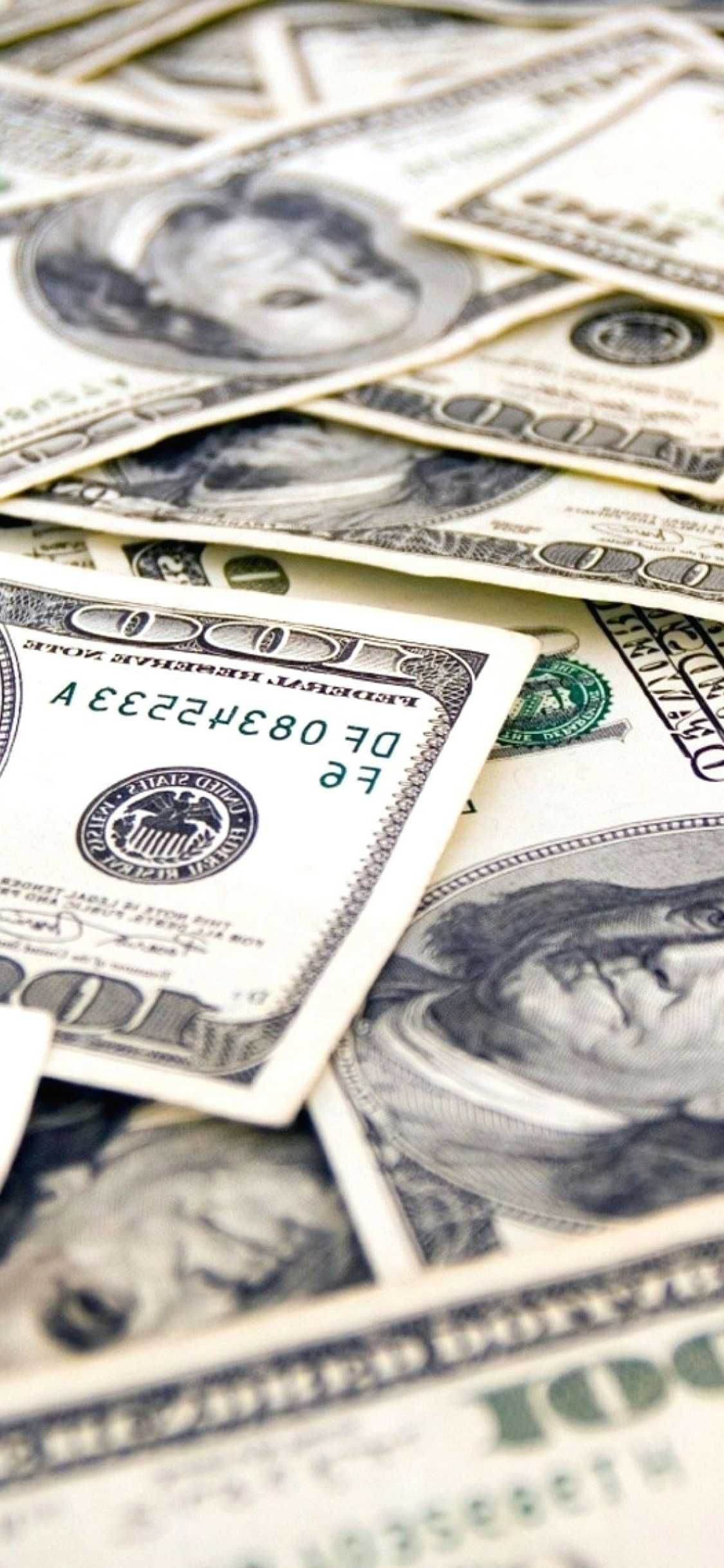 Money, 4K wallpaper, Financial freedom, Dollar bills, 1130x2440 HD Phone