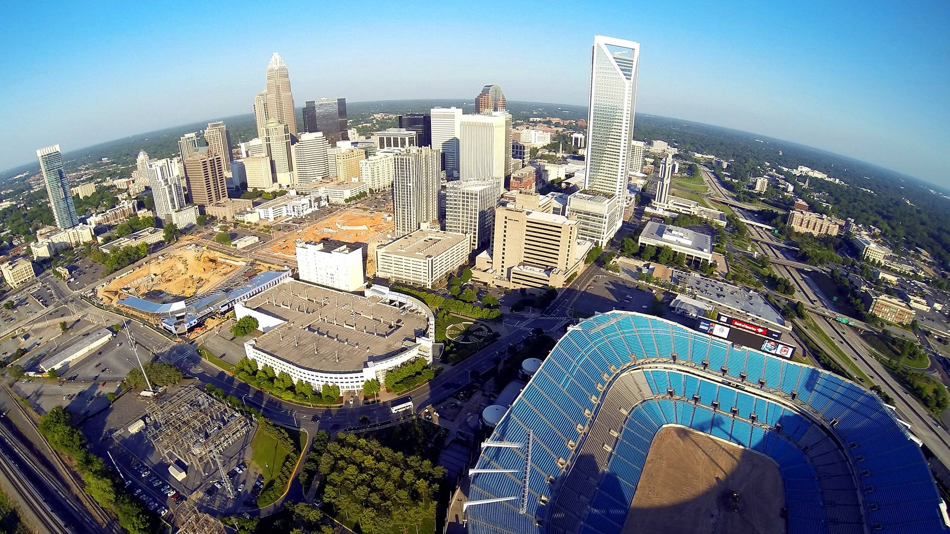 Charlotte City Wallpapers, Skyline, Urban, Backgrounds, 1920x1080 Full HD Desktop