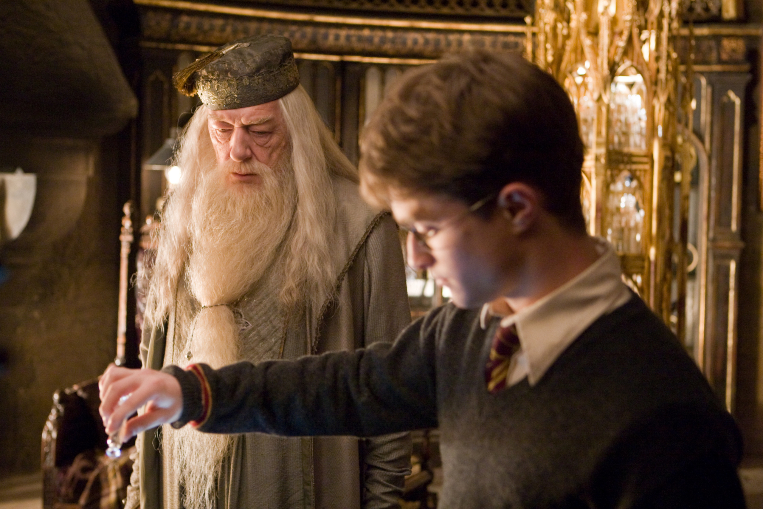 Dumbledore, Michael Gambon, Memories, Wallpaper, 2560x1710 HD Desktop