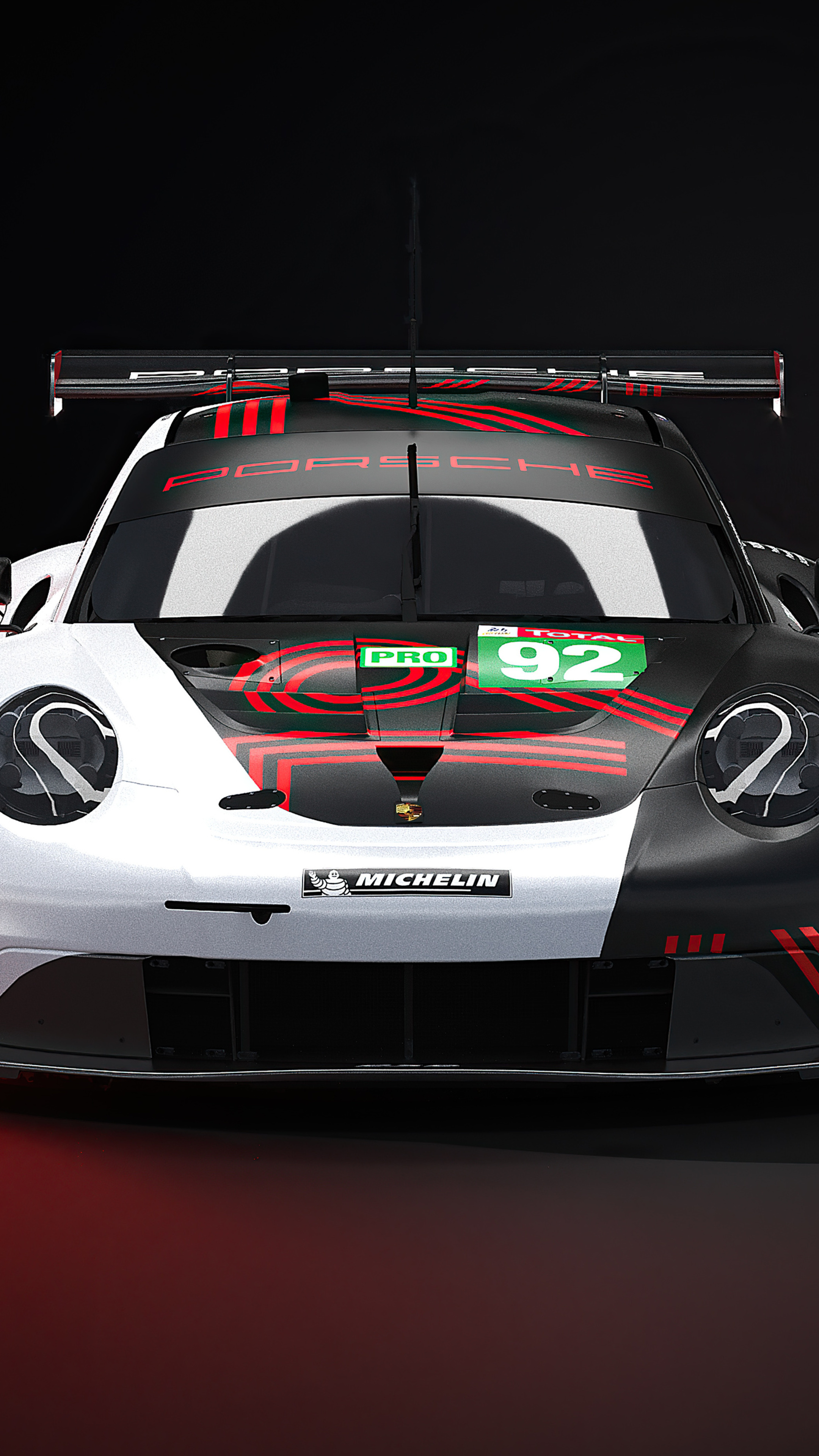 Porsche 991 GTE, Le Mans Wallpaper, 2160x3840 4K Phone