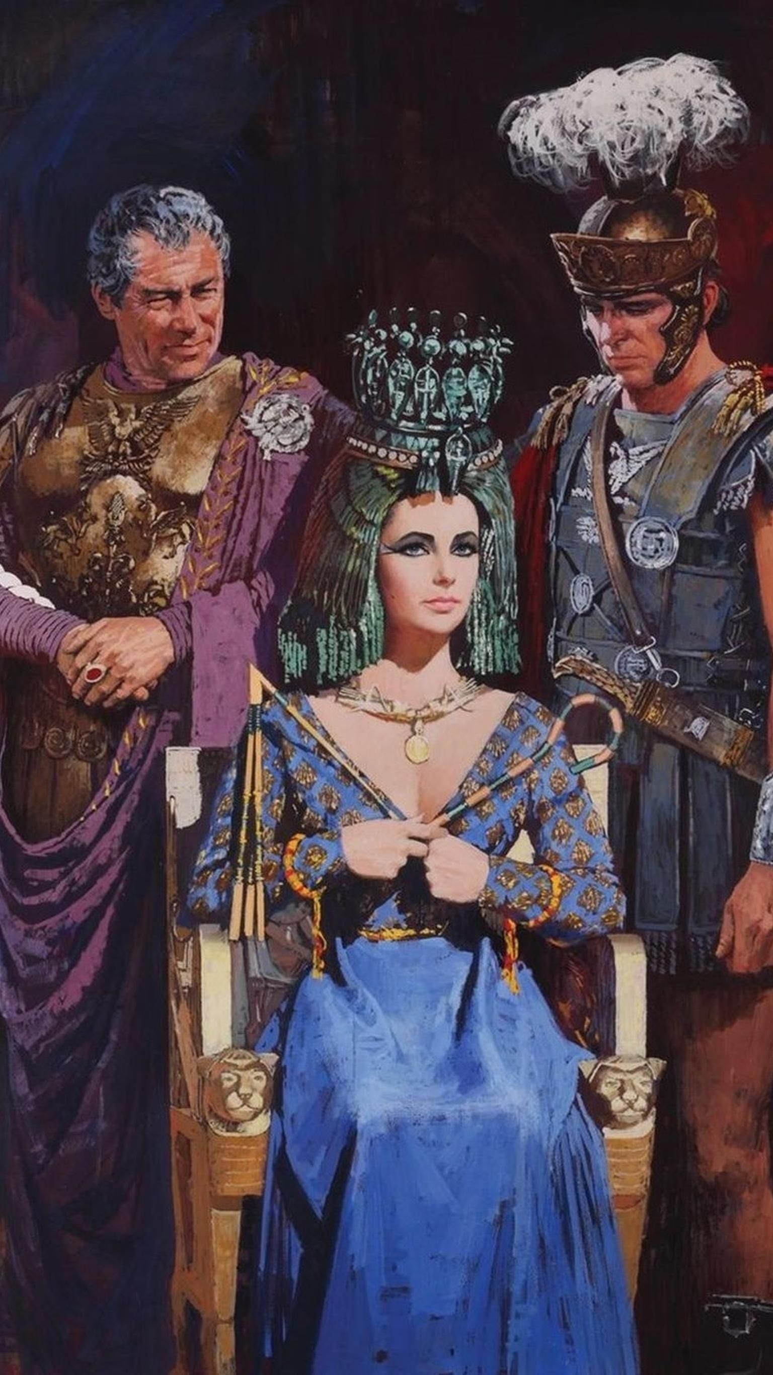 Cleopatra 1963 phone wallpaper, Costume inspiration, Egyptian fashion, Historical elegance, 1540x2740 HD Phone