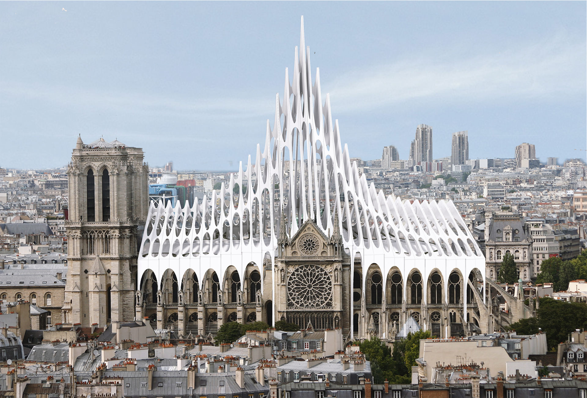 Renewal concept, Notre-Dame Cathedral Wallpaper, 1920x1310 HD Desktop