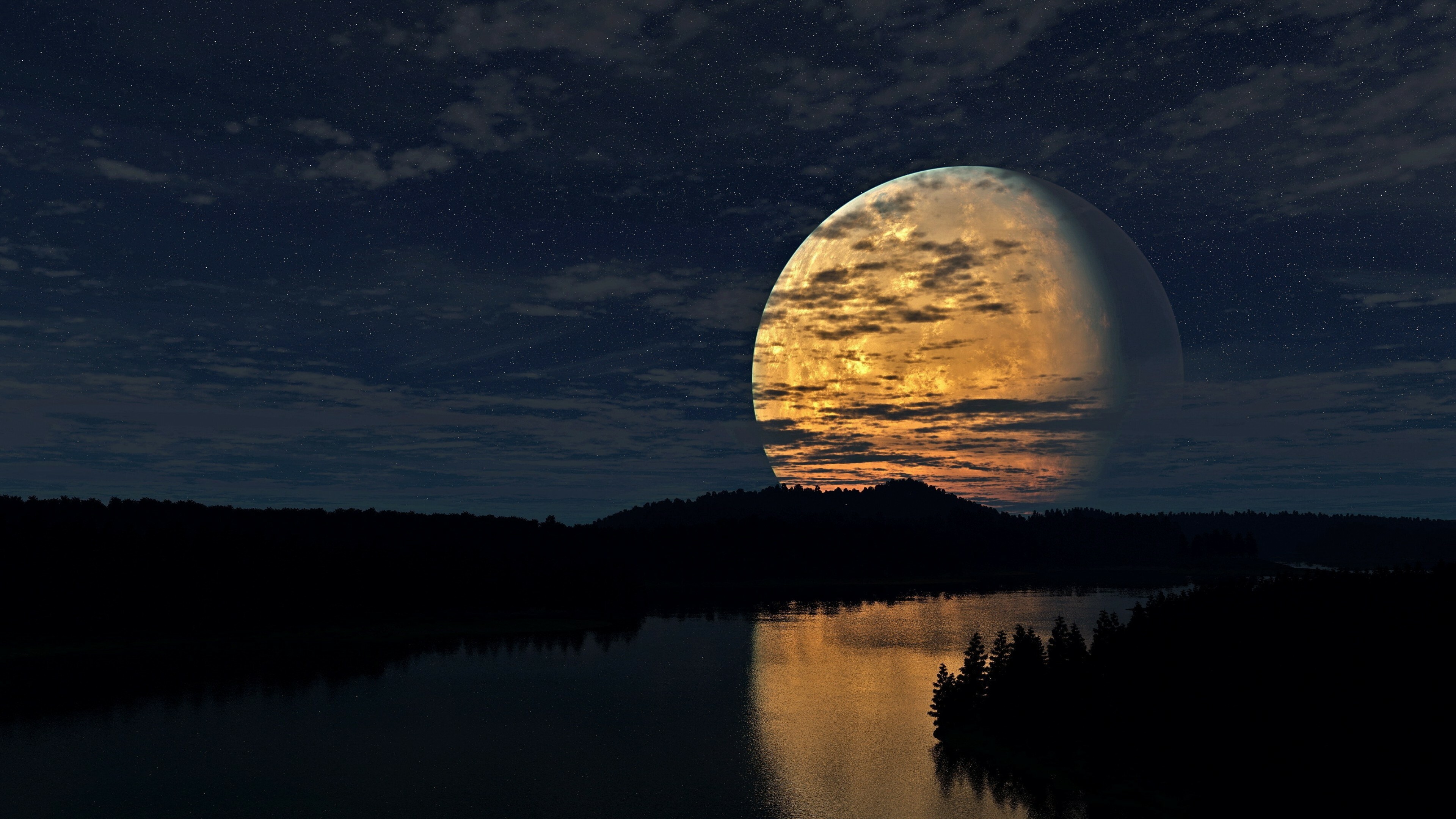 Moon Hd Wallpaper For Laptop