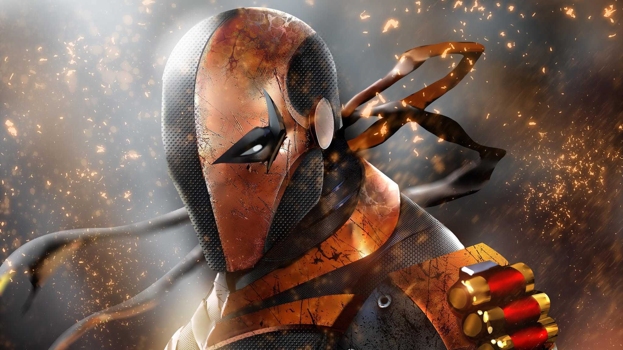 Deathstroke, HD wallpaper, Striking visuals, 2050x1160 HD Desktop