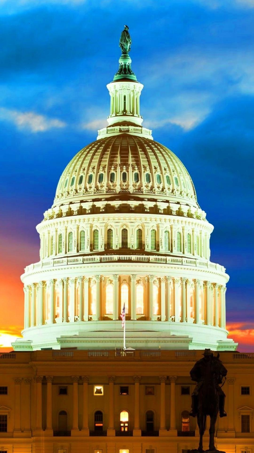 U.S. Capitol iPhone Wallpapers, Political Spirit, American Democracy, Patriotic Pride, 1080x1920 Full HD Phone