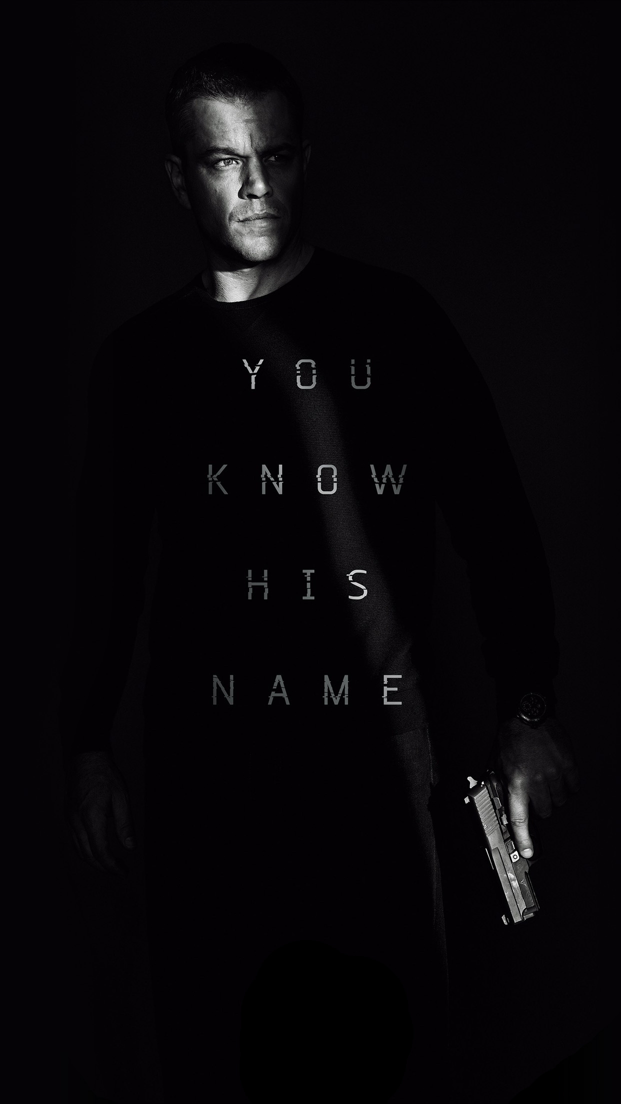 iPhone11 wallpaper, Jason Bourne, Film poster, Art illustration, 1250x2210 HD Phone