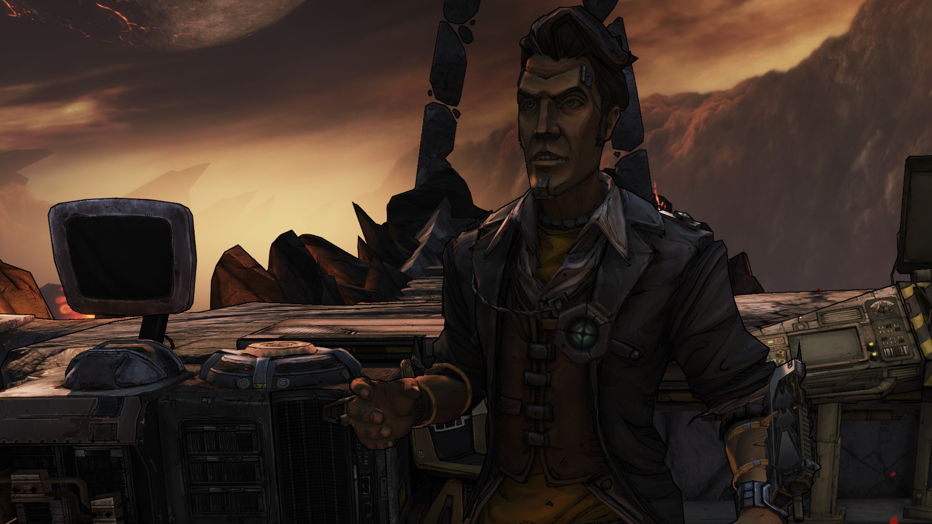 Handsome Jack, Borderlands villain, Game antagonist, Michelle Thompson, 1920x1080 Full HD Desktop