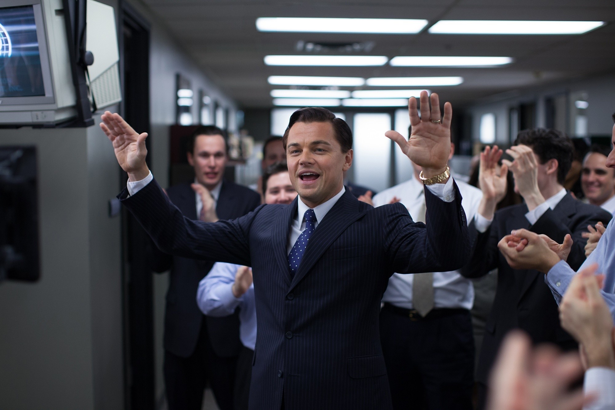 Jordan Belfort, Leonardo DiCaprio, Wall Street tycoon, Ambitious rise to power, 2000x1340 HD Desktop