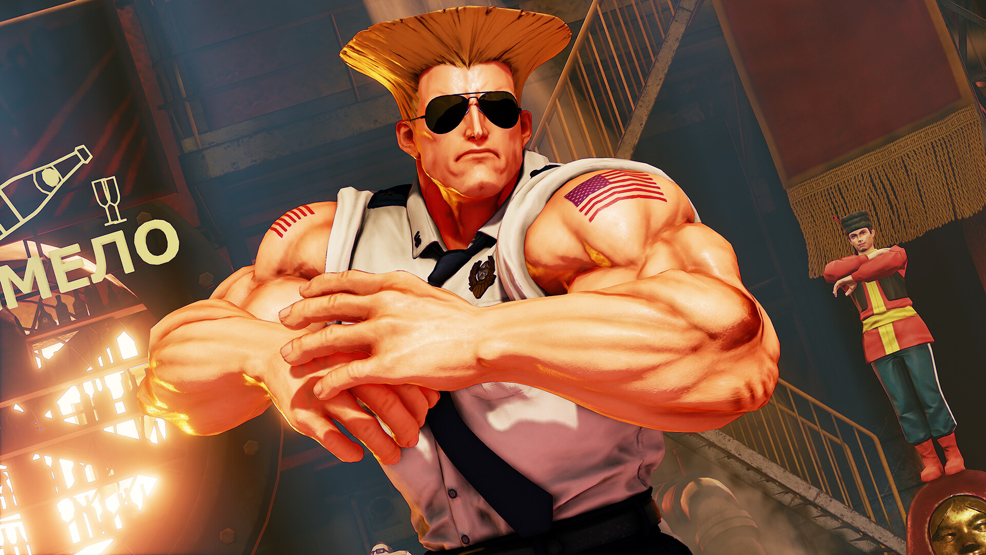 Guile (Gaming), Stunning artwork, ArtStation gallery, Street Fighter V, 1920x1080 Full HD Desktop