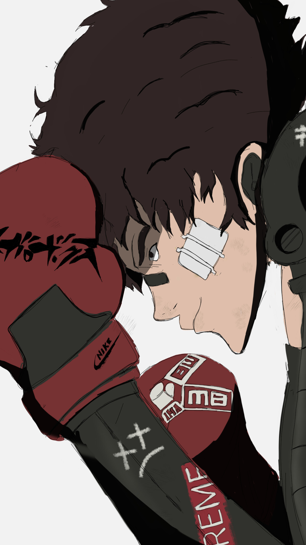 Megalo Box, Anime, Sweezy, Pinterest, 1250x2220 HD Phone