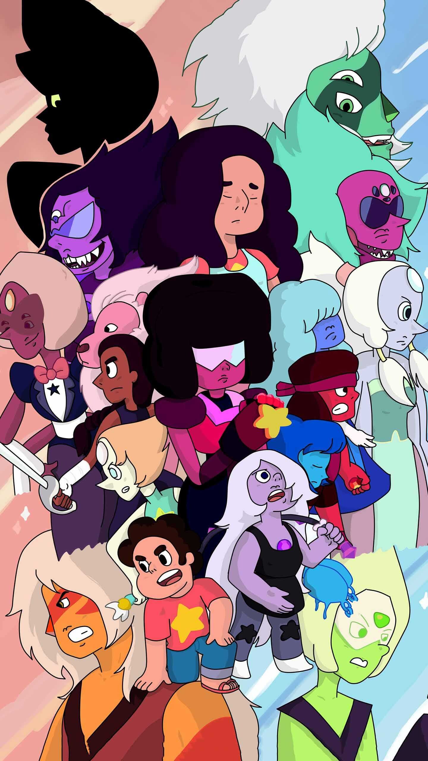 Garnet, Cartoon Network wallpaper, Steven Universe branding, Network promotion, 1440x2560 HD Phone