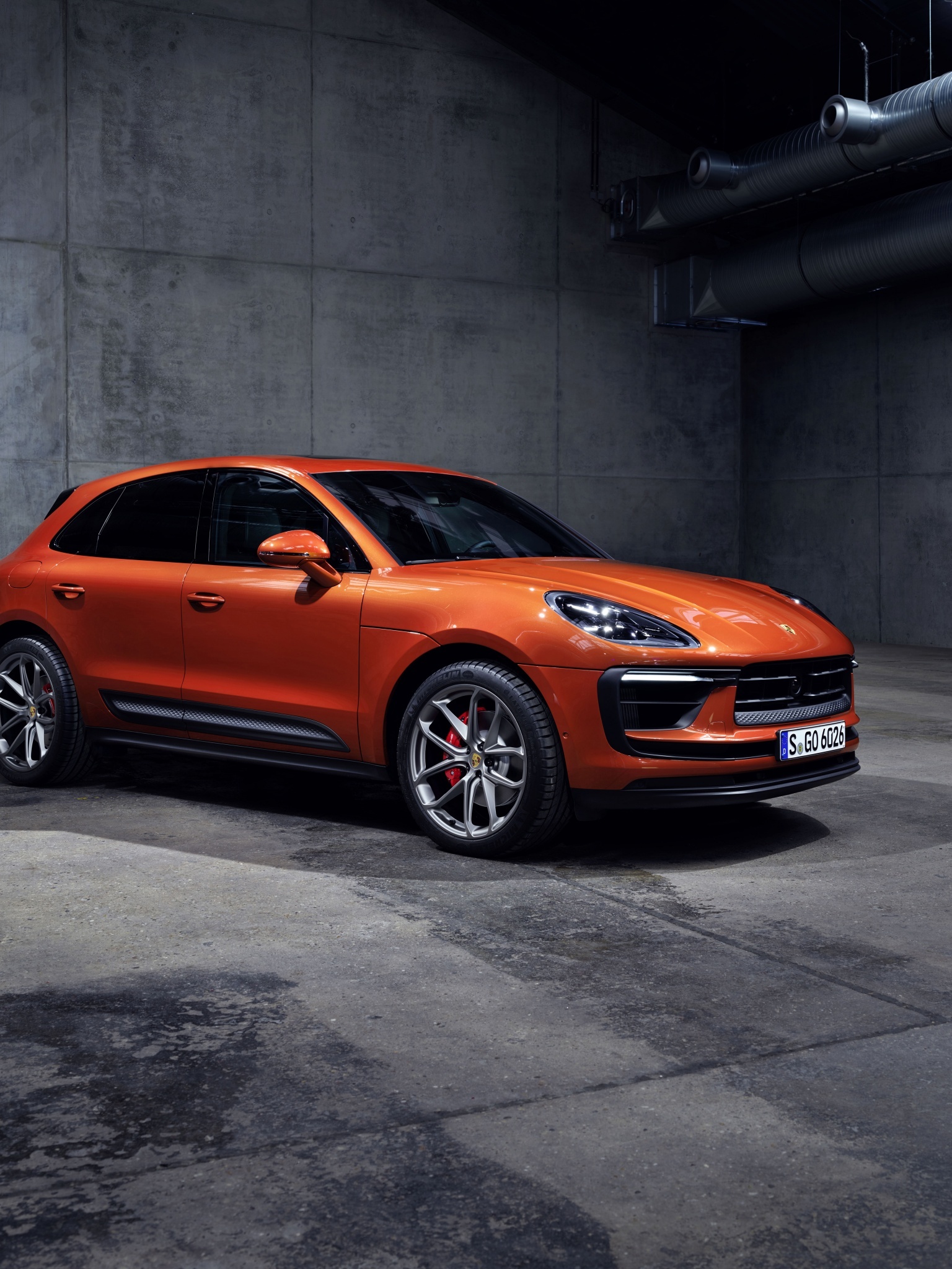 Porsche Macan, Sporty luxury SUV, 2021 edition, Exquisite design, 1540x2050 HD Phone