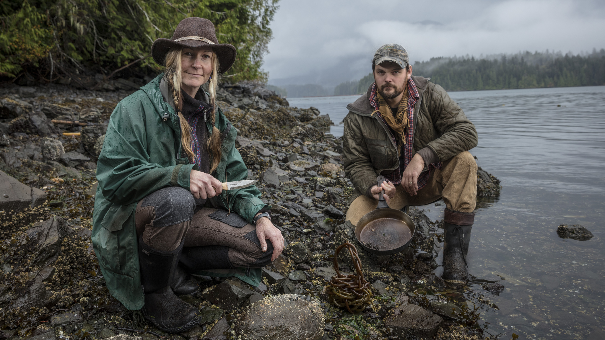 Brooke and Dave Whipple, Alone cast, History channel, TV shows, 2050x1160 HD Desktop