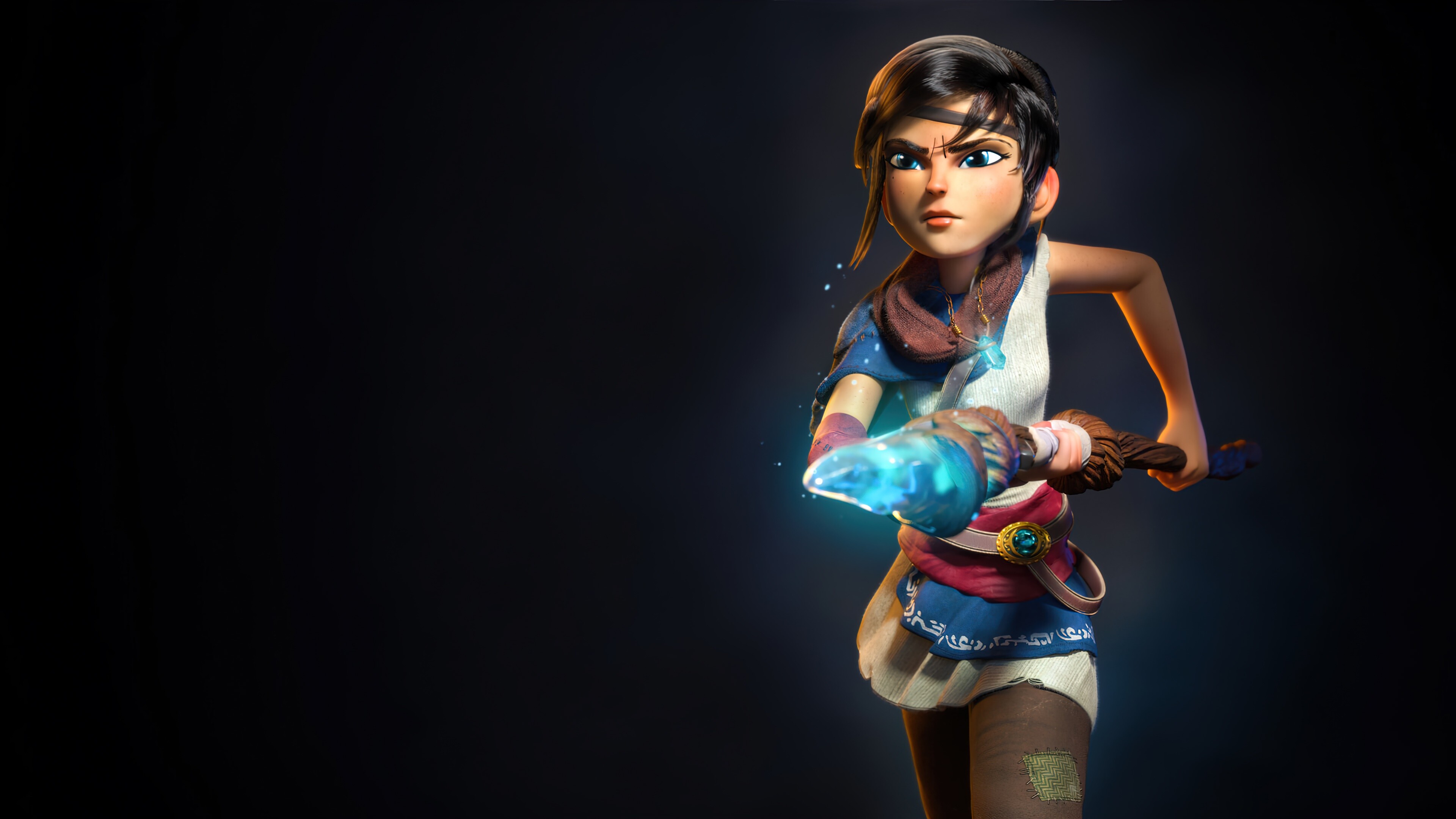 Kena, Bridge of Spirits, Gaming, Game, 3840x2160 4K Desktop