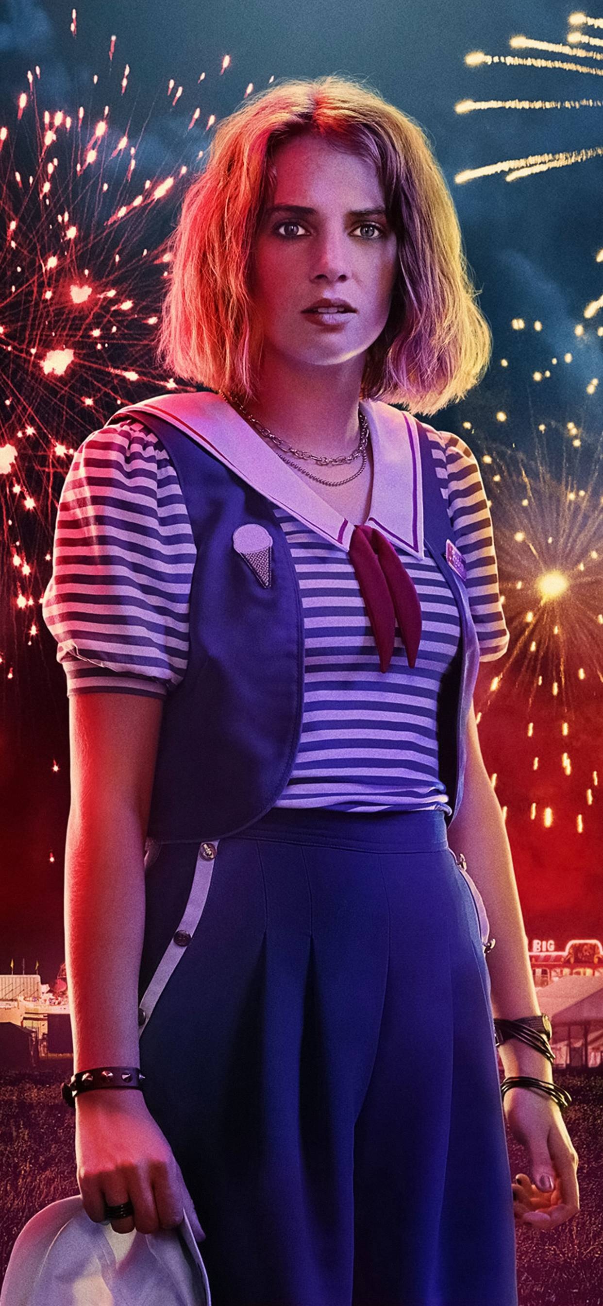Maya Hawke, TV shows, Robin in Stranger Things, Art photo, 1250x2690 HD Phone