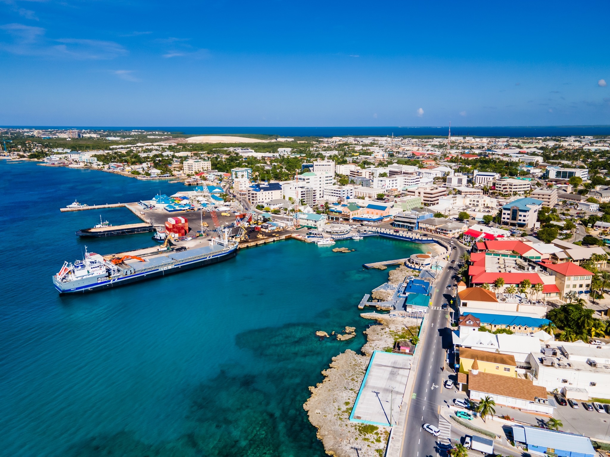 George Town, Cayman Islands, UK city status, Global power player, 2050x1540 HD Desktop