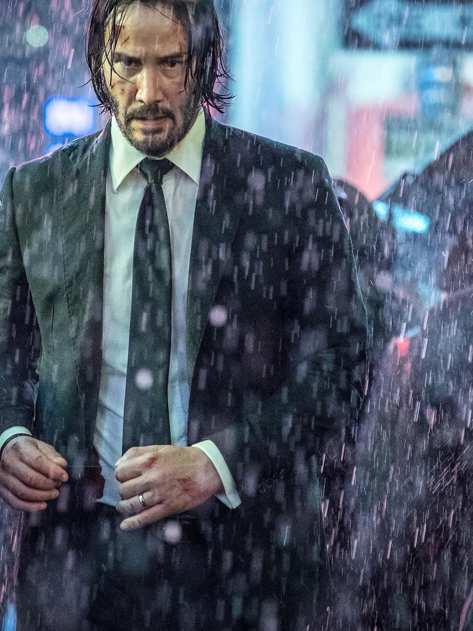 John Wick 3 Keanu, Reeves 4K wallpaper, 1540x2050 HD Phone