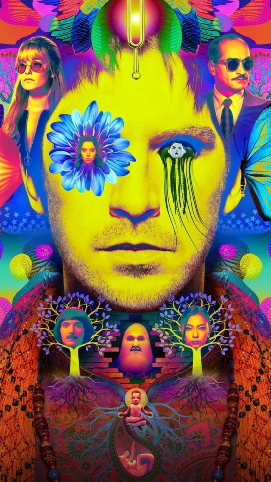 Legion TV show, Dan Stevens' performance, Marvel adaptation, Compelling storyline, 1080x1920 Full HD Phone