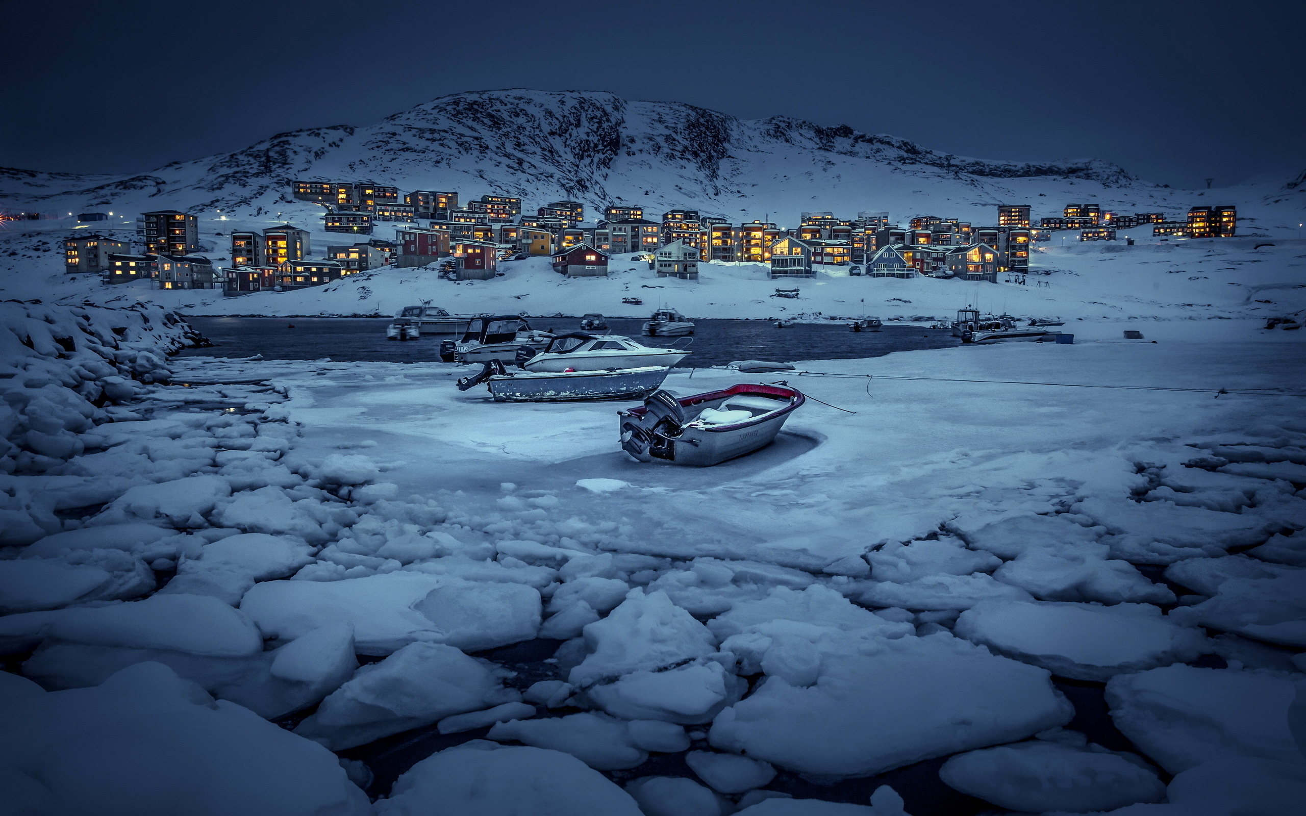 Greenland, Travels, Qinngorput Nuuk, Wallpaper, 2560x1600 HD Desktop