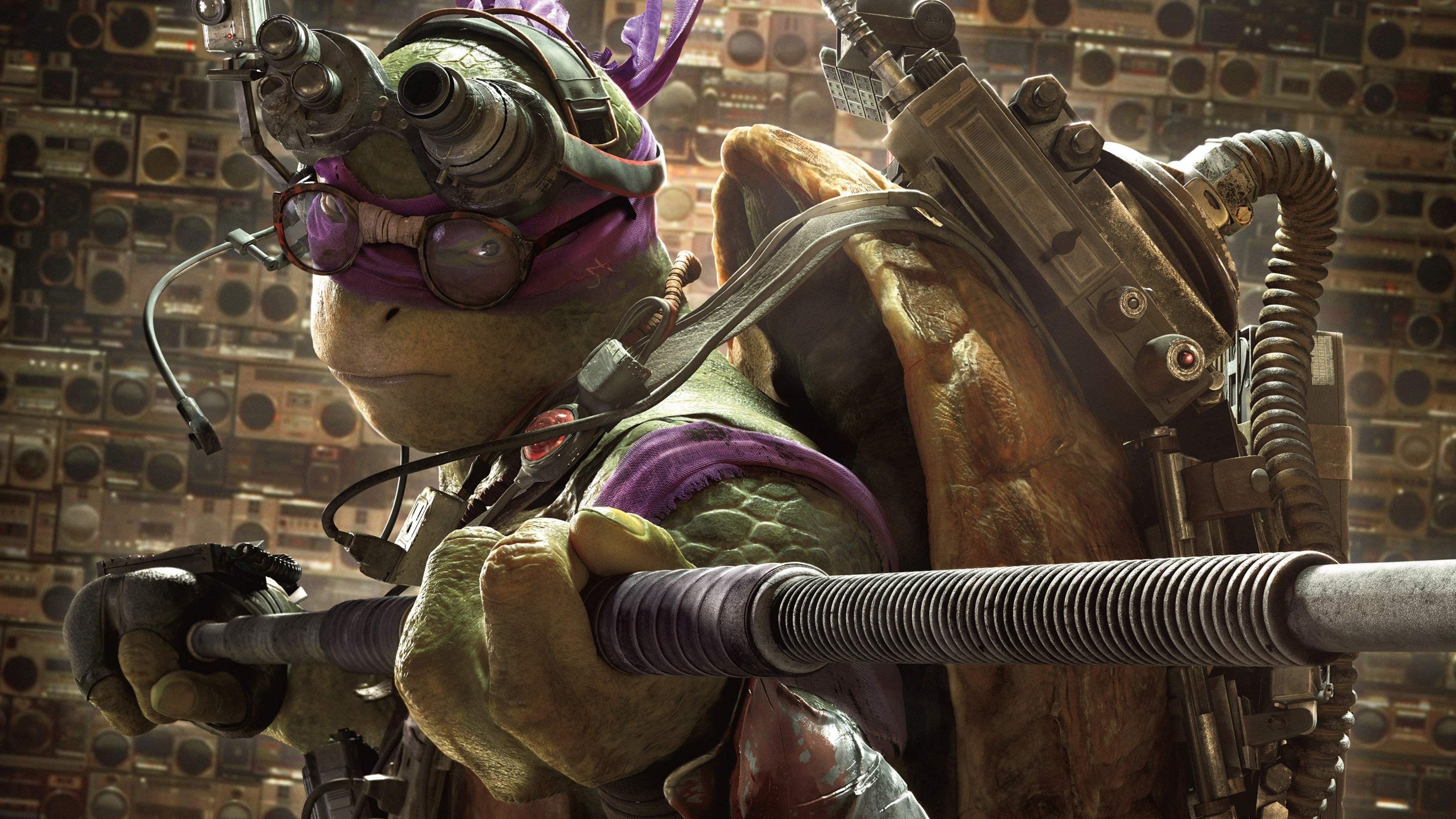 Mutant Ninja Turtles, Movie wallpapers, Posted by Ryan Johnson, Heroes in half shell, 3840x2160 4K Desktop