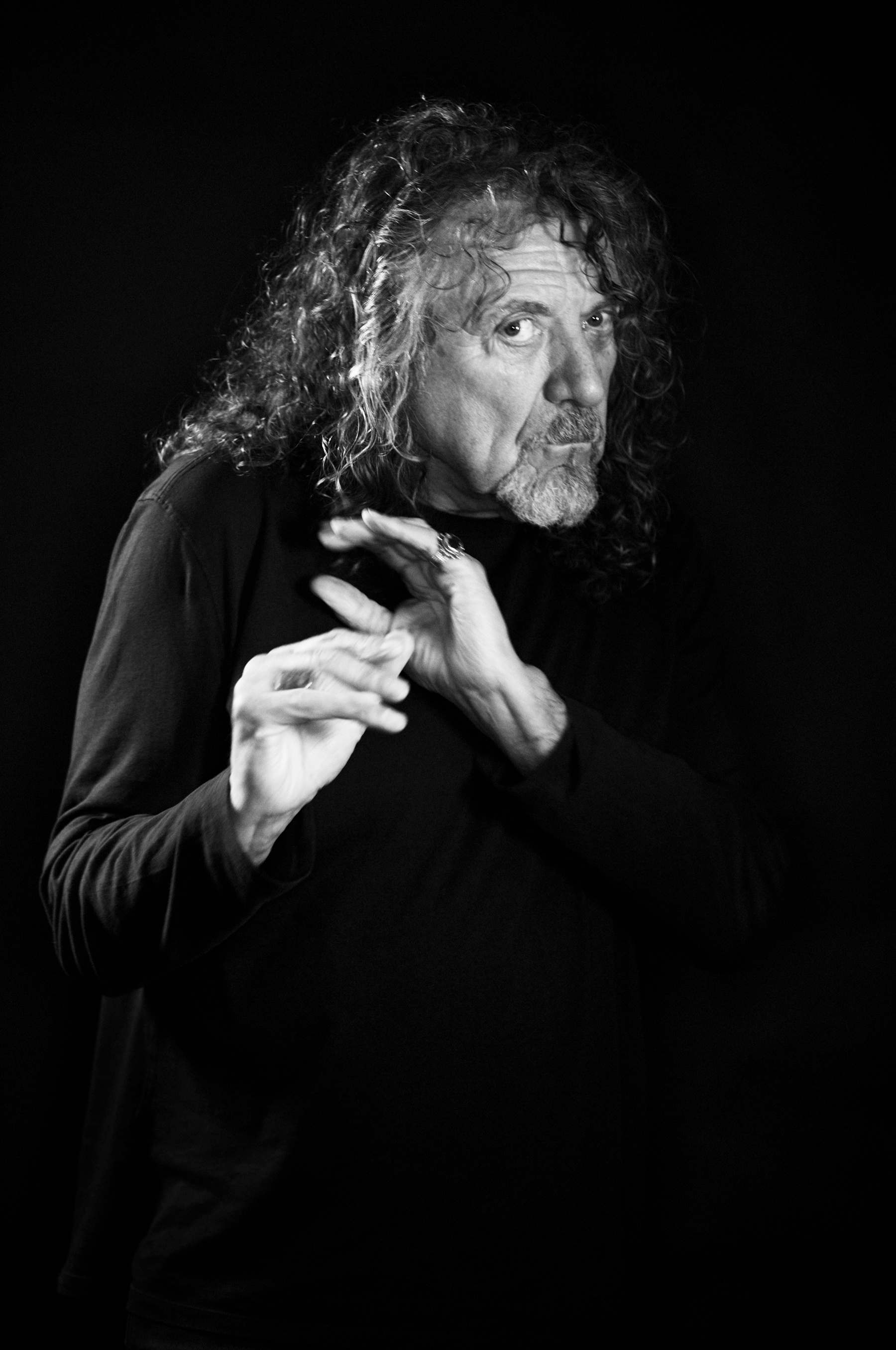 Monochrome, Robert Plant Wallpaper, 1800x2720 HD Phone